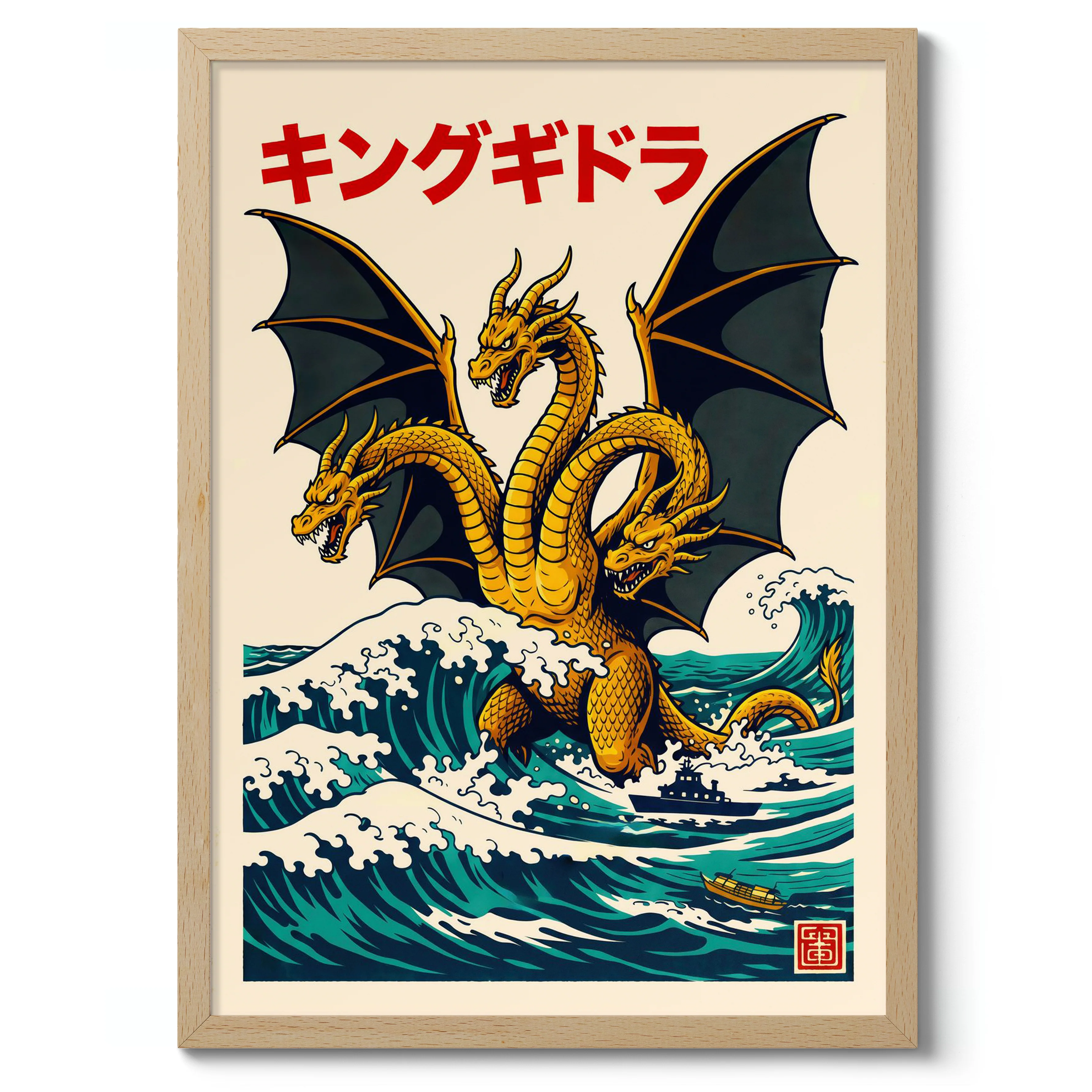 Great Wave of King Ghidorah - Image 3