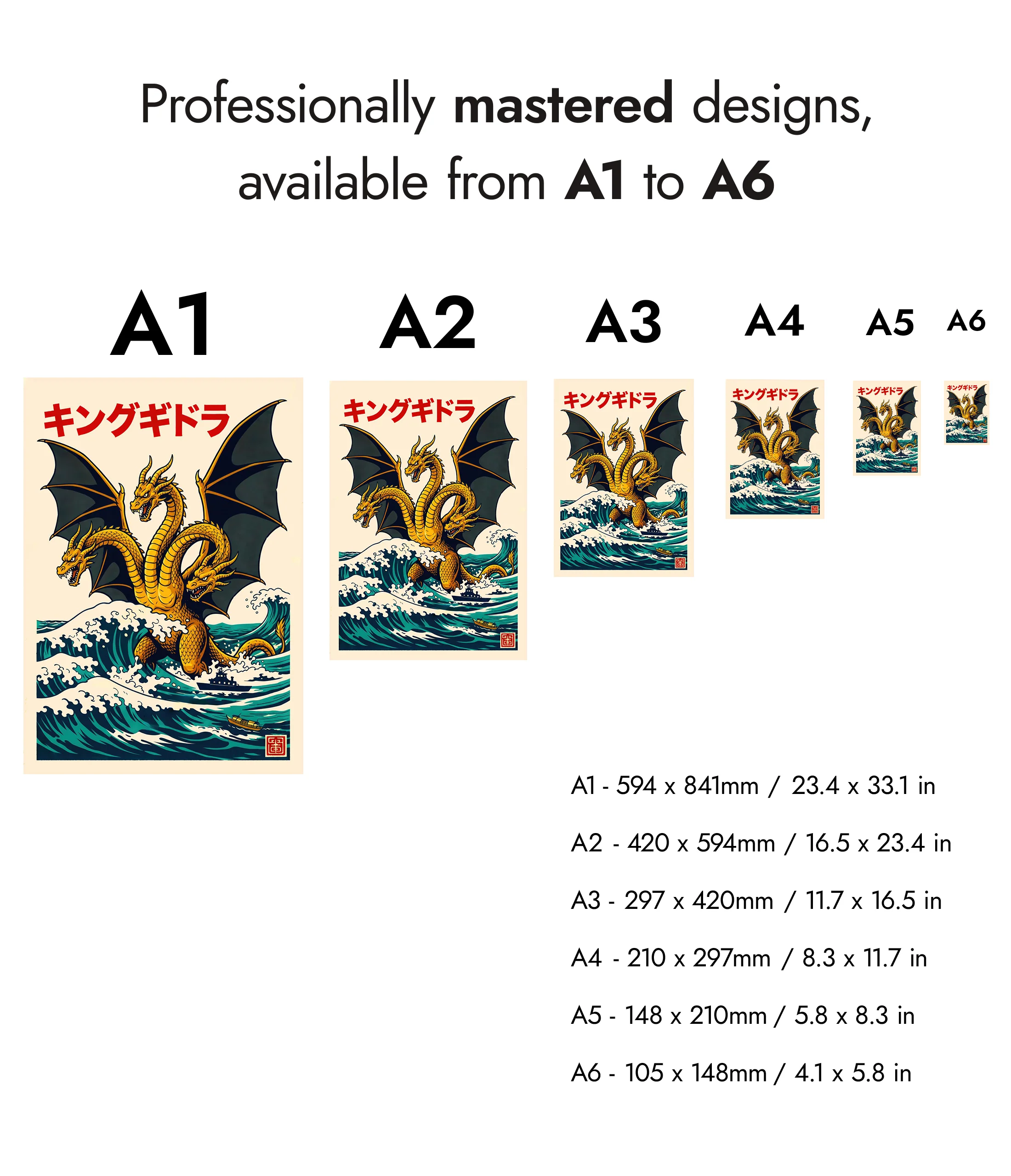 Great Wave of King Ghidorah - Image 8