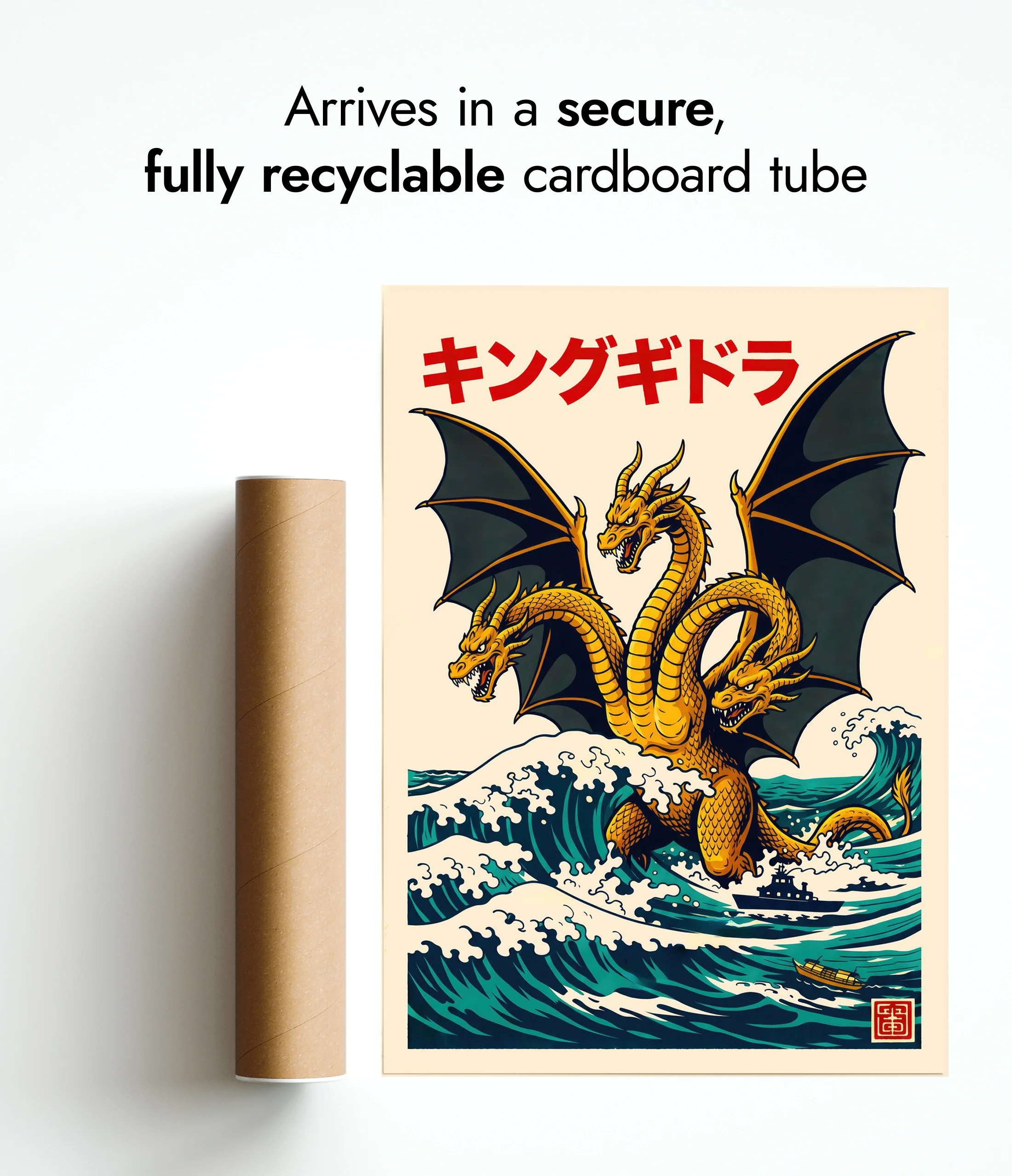 Great Wave of King Ghidorah - Image 9