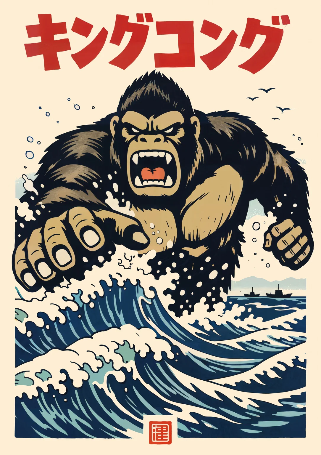 Great Wave of King Kong