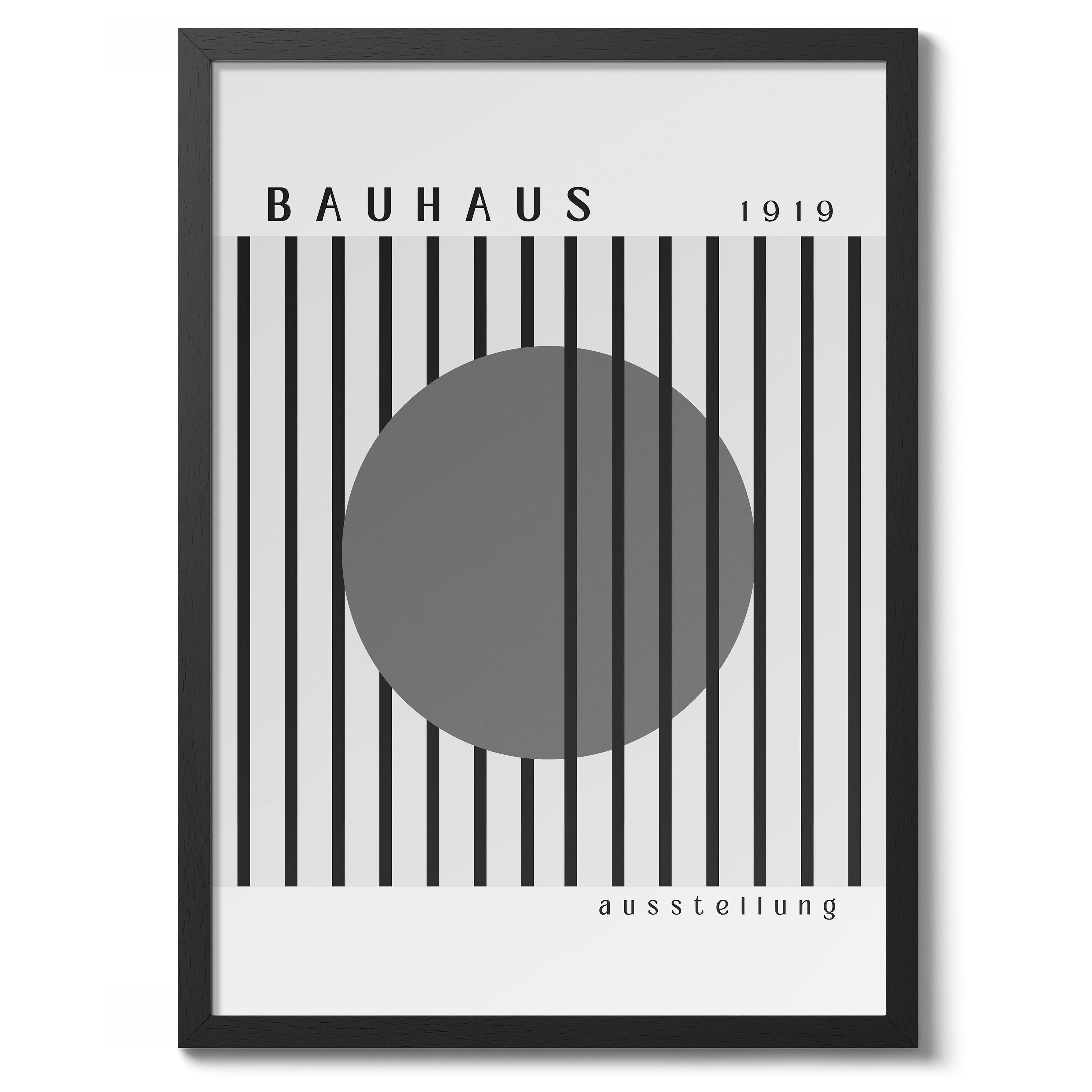 Grey Circle & Black Stripes - Image 2