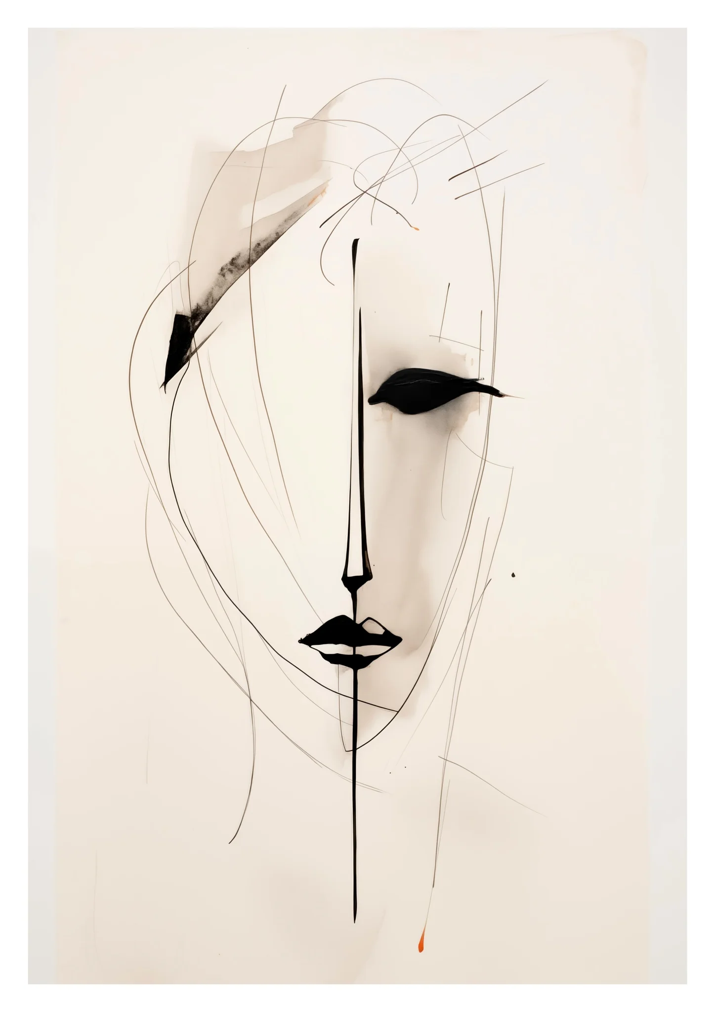 Half-Drawn Face