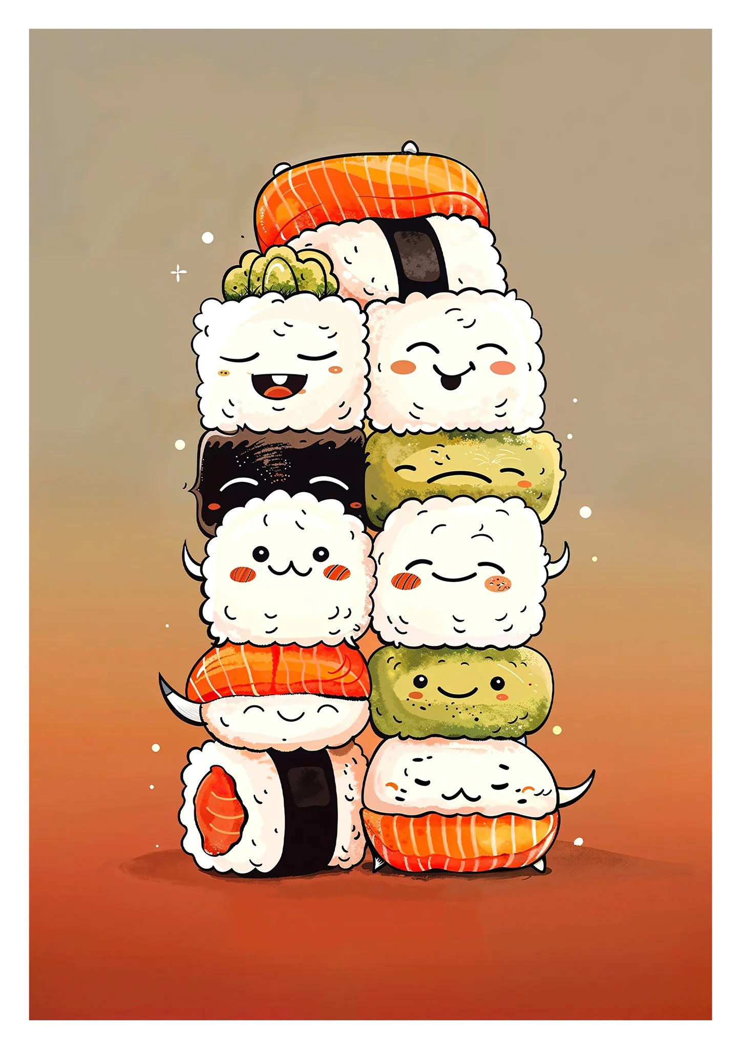 Happy Sushi Stack