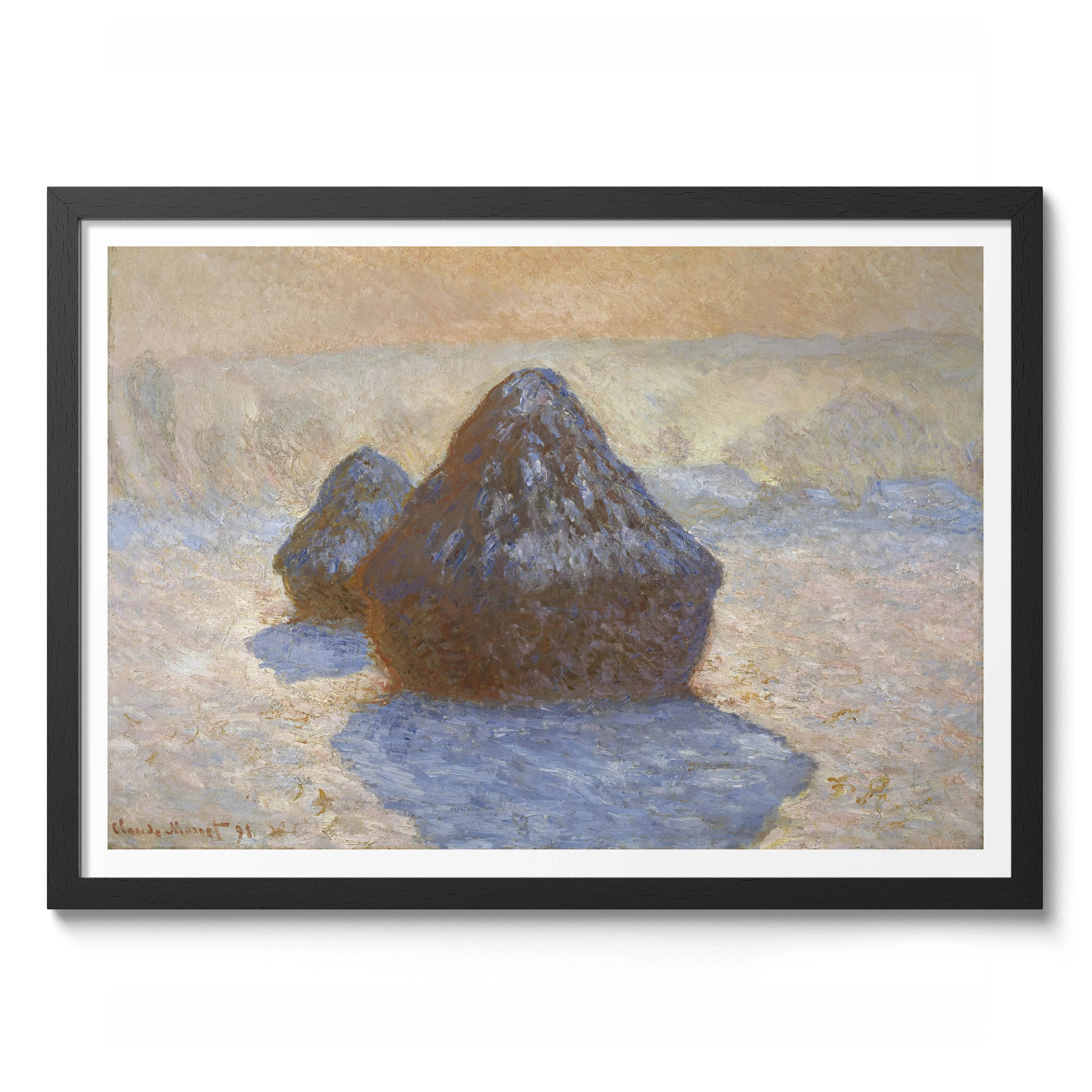 Haystacks, Snow Effect - Image 2