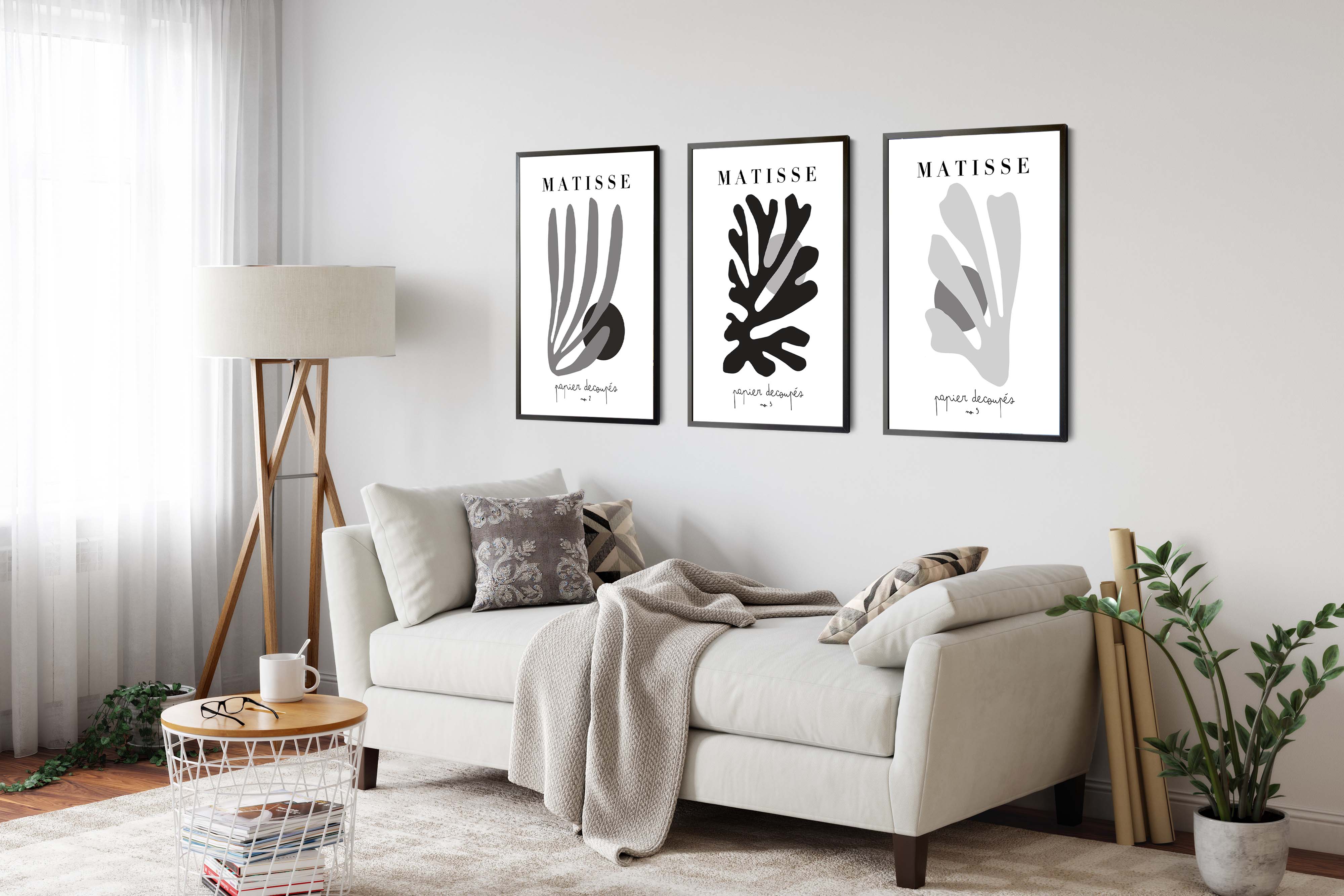 Henri Matisse Black & White - Set of 3 - Image 4