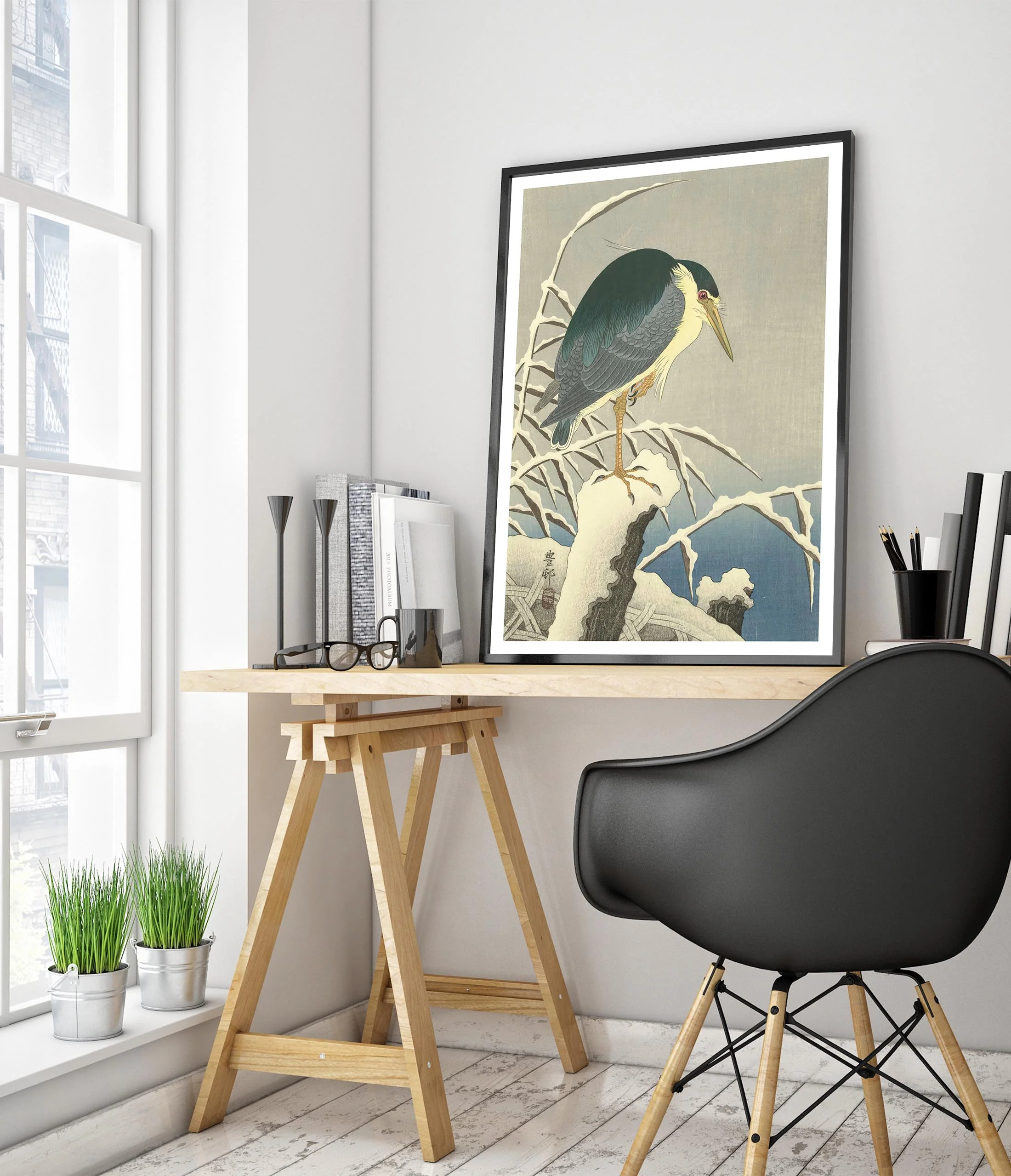 Heron in Snow - Image 5