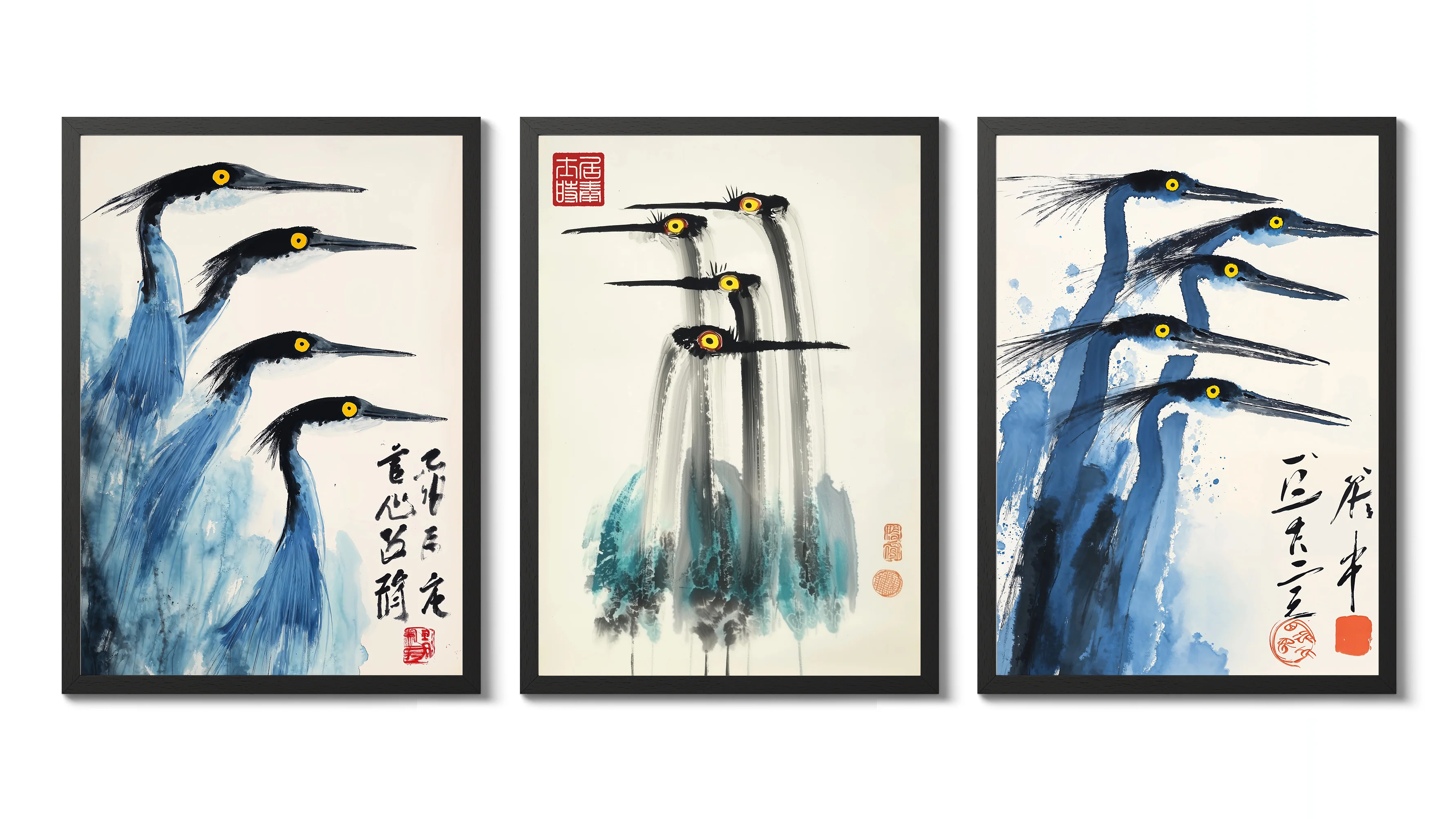 Hoji-Style Cranes Set
