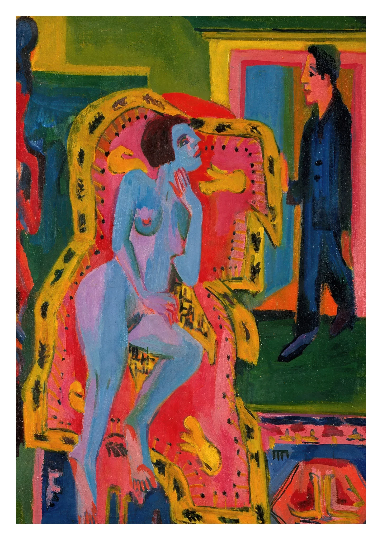 Interior with Nude Woman & Man