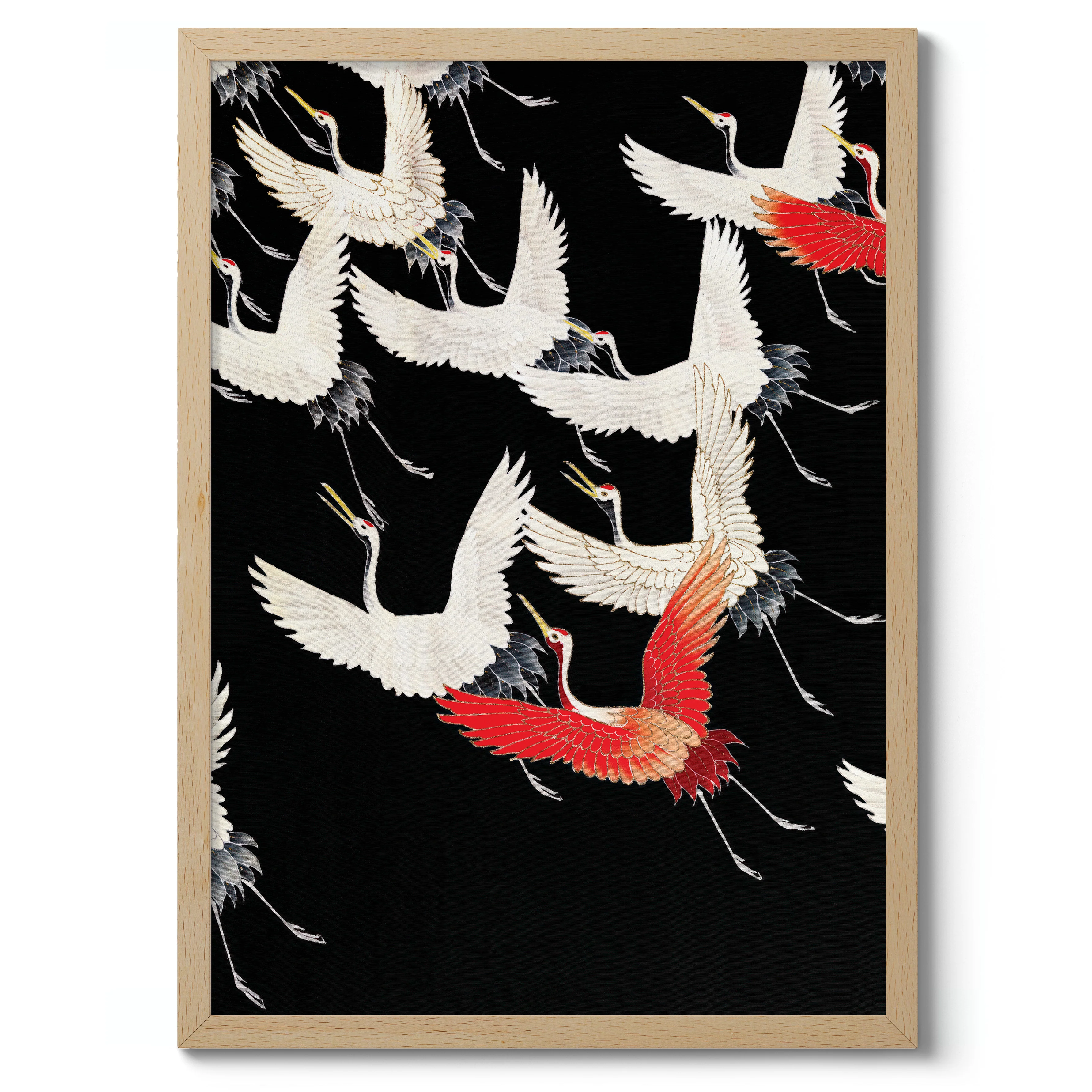 Japanese Flock of Cranes - Image 3