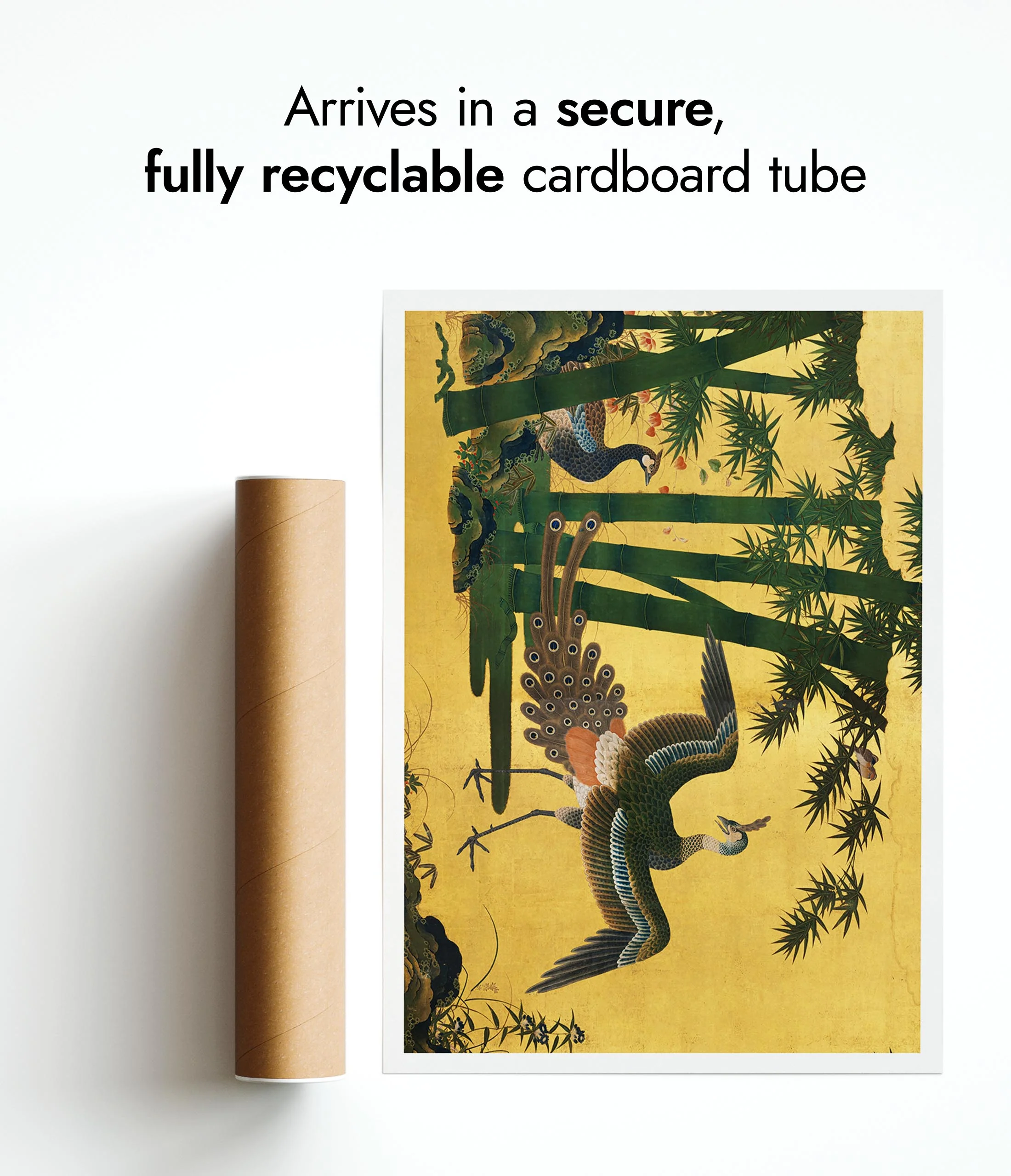 Japanese Peacocks & Bamboo - Image 9