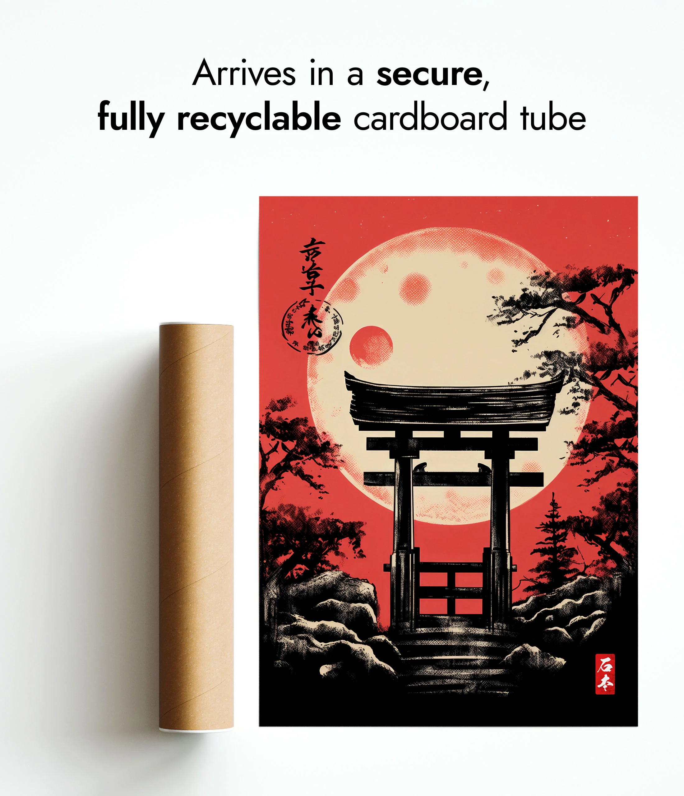 Japanese Shrine at Dusk - Image 9
