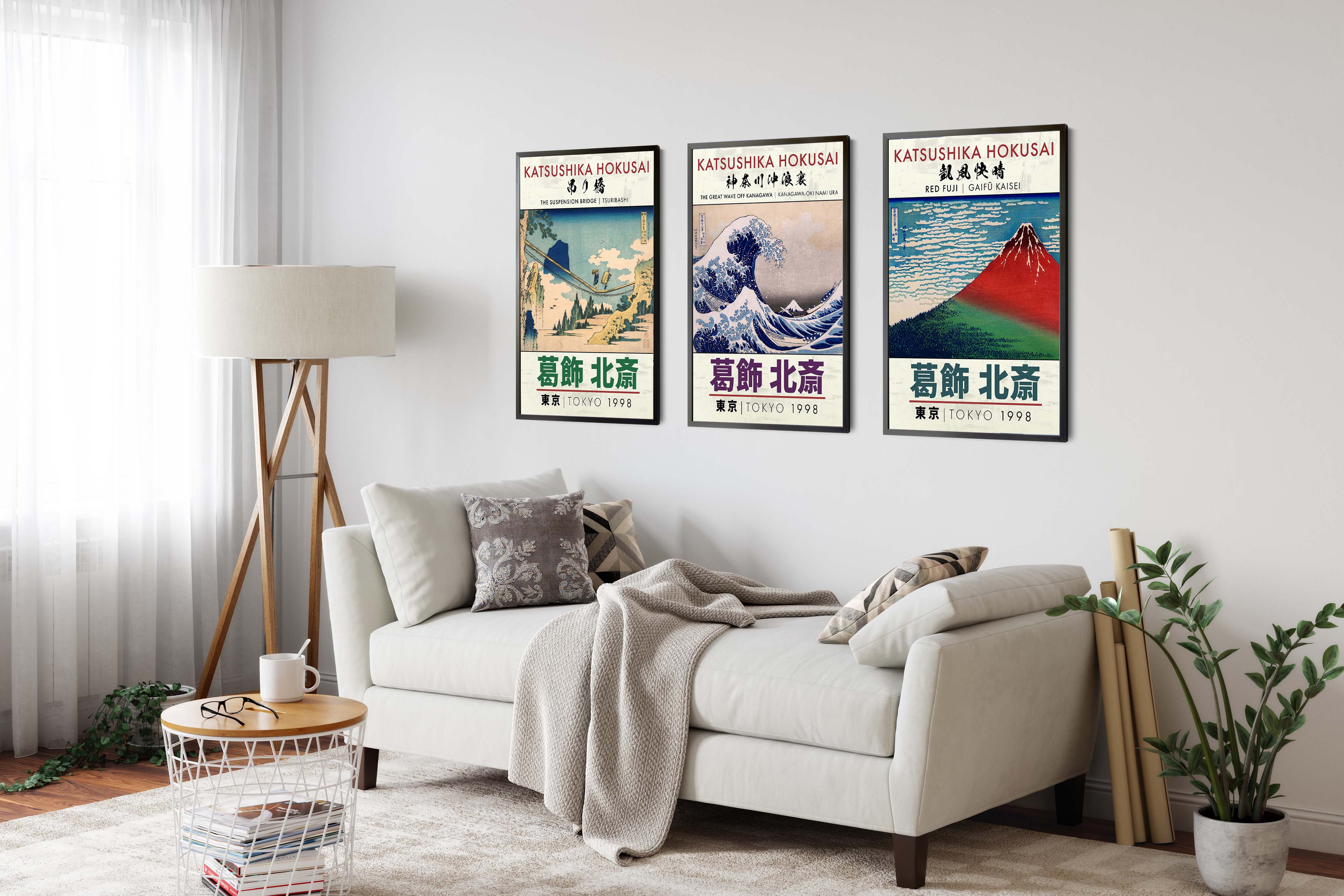 Katsushika Hokusai - Set of 3 - Image 4