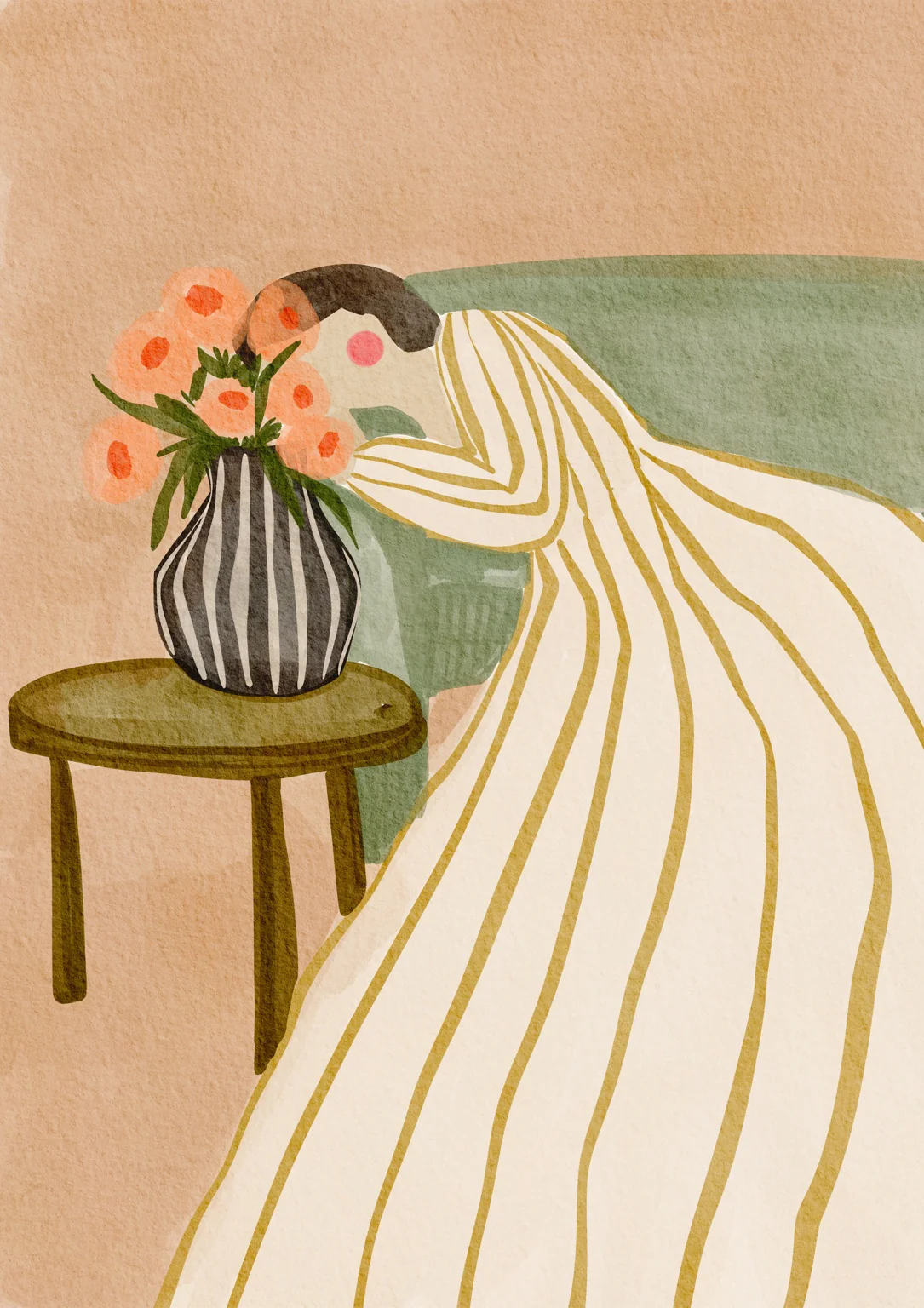 Lady on Sofa