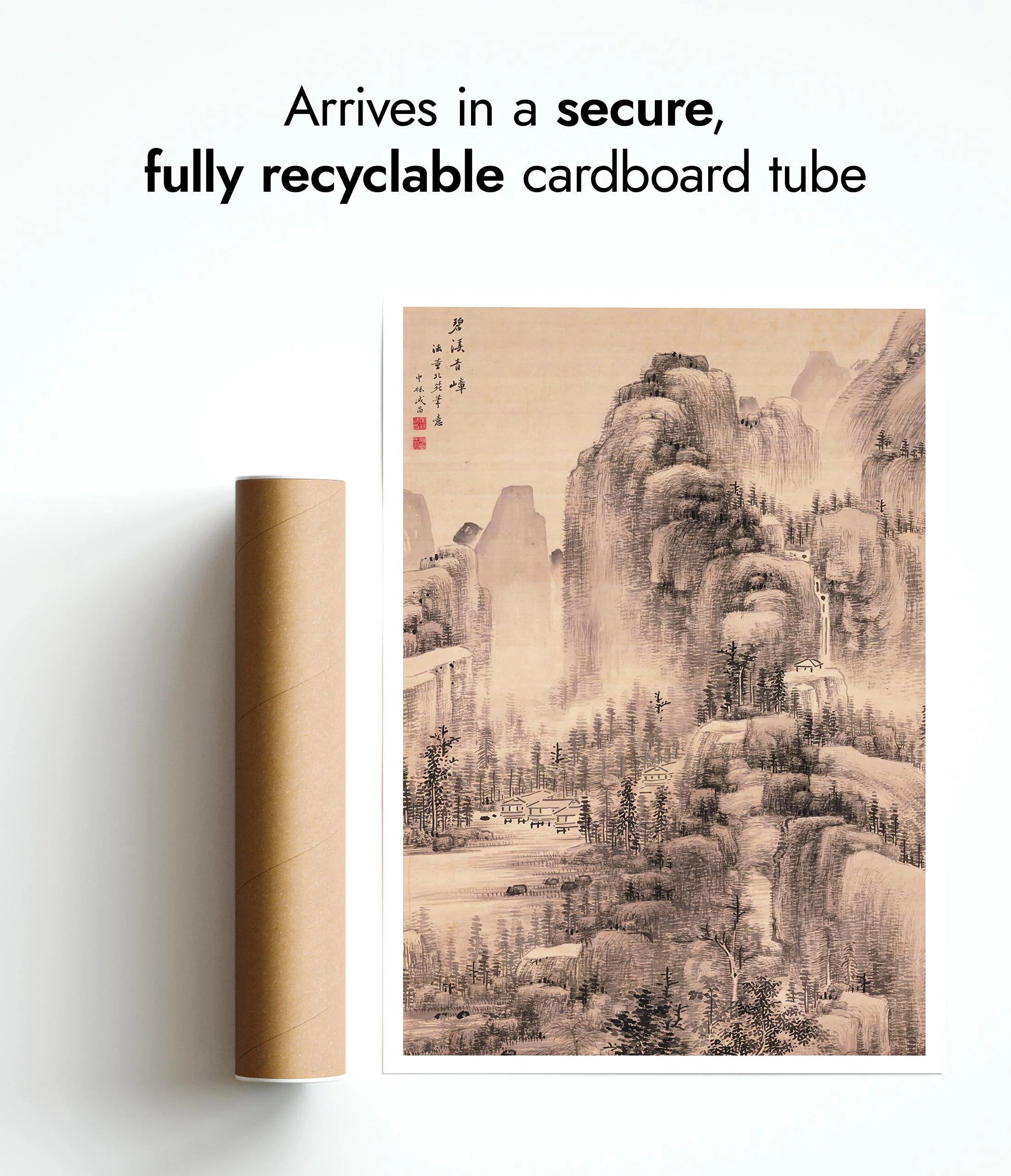 Landscape in the Manner of Dong Yuan - Image 9