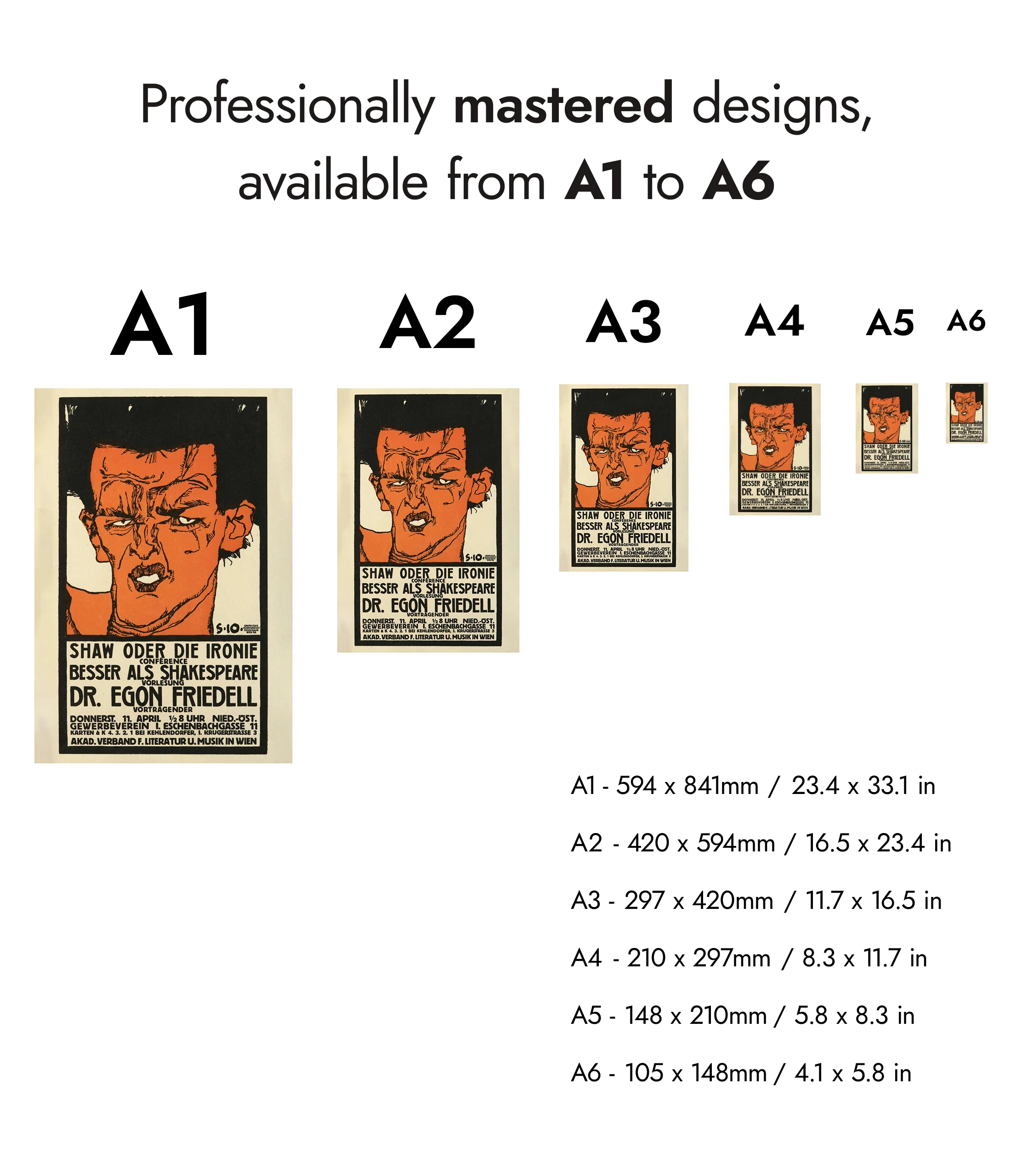Lecture Poster for Dr. Egon Friedell - Image 8