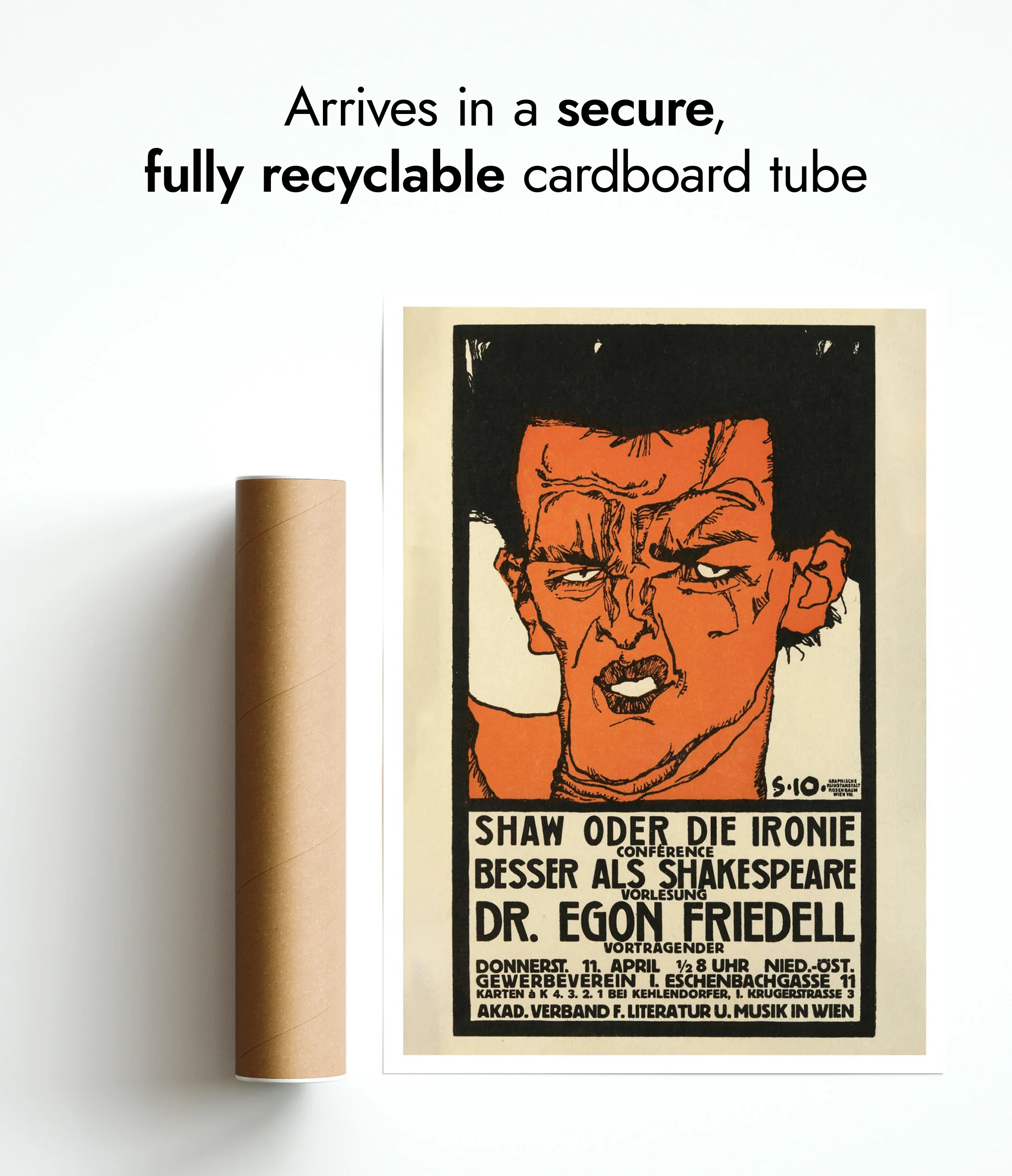Lecture Poster for Dr. Egon Friedell - Image 9