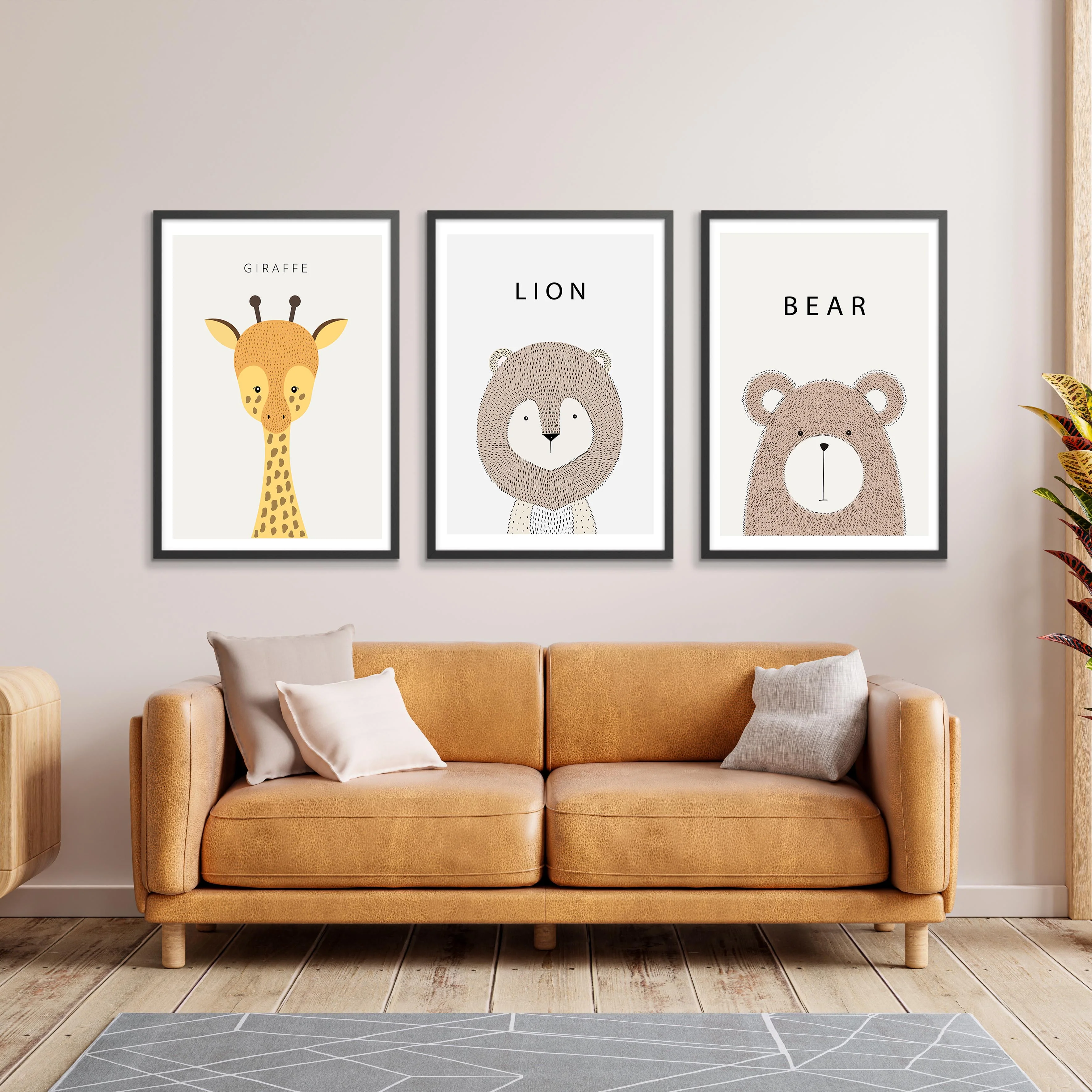 Lion & Bear & Giraffe - Image 4