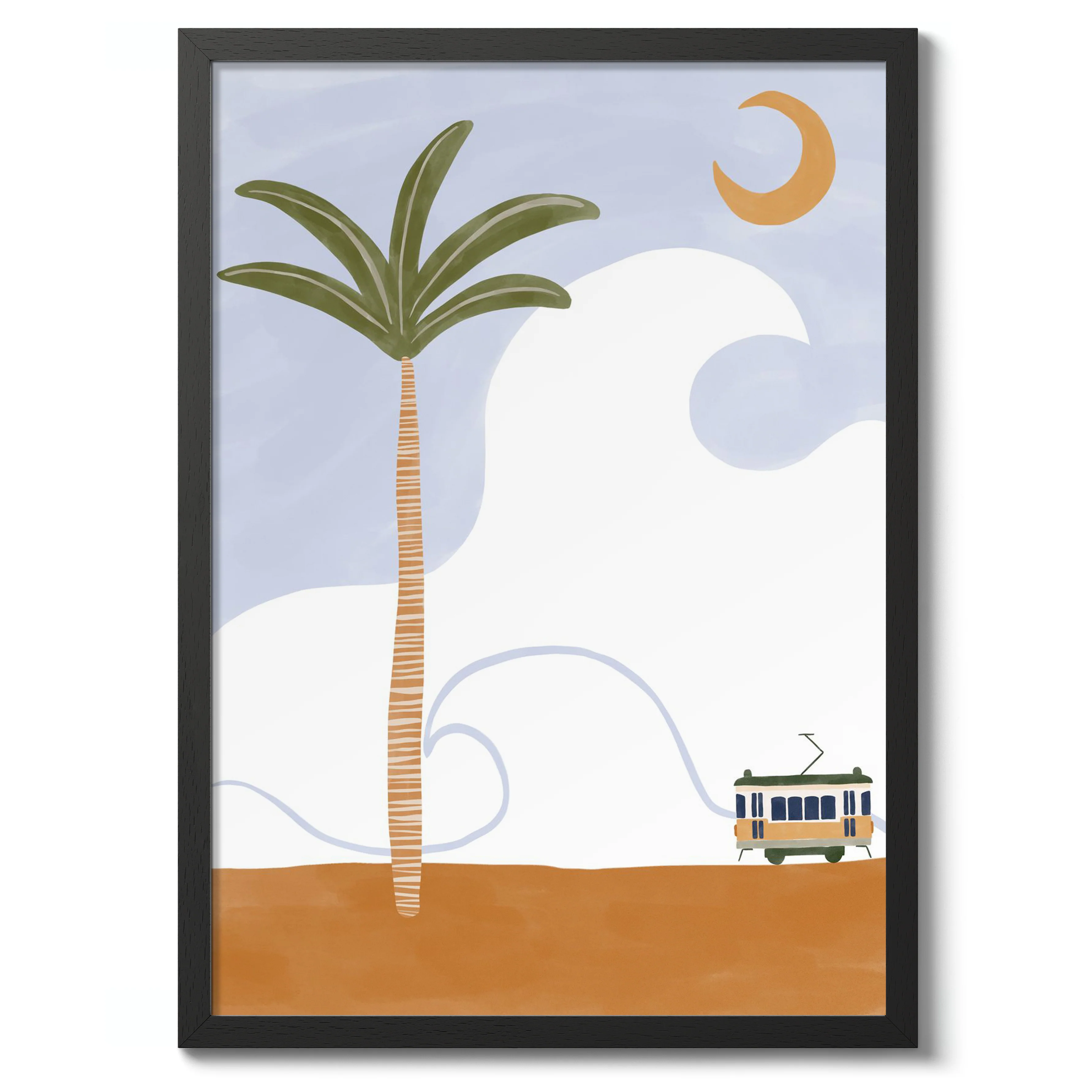 Little Tram on a Beach - Image 2