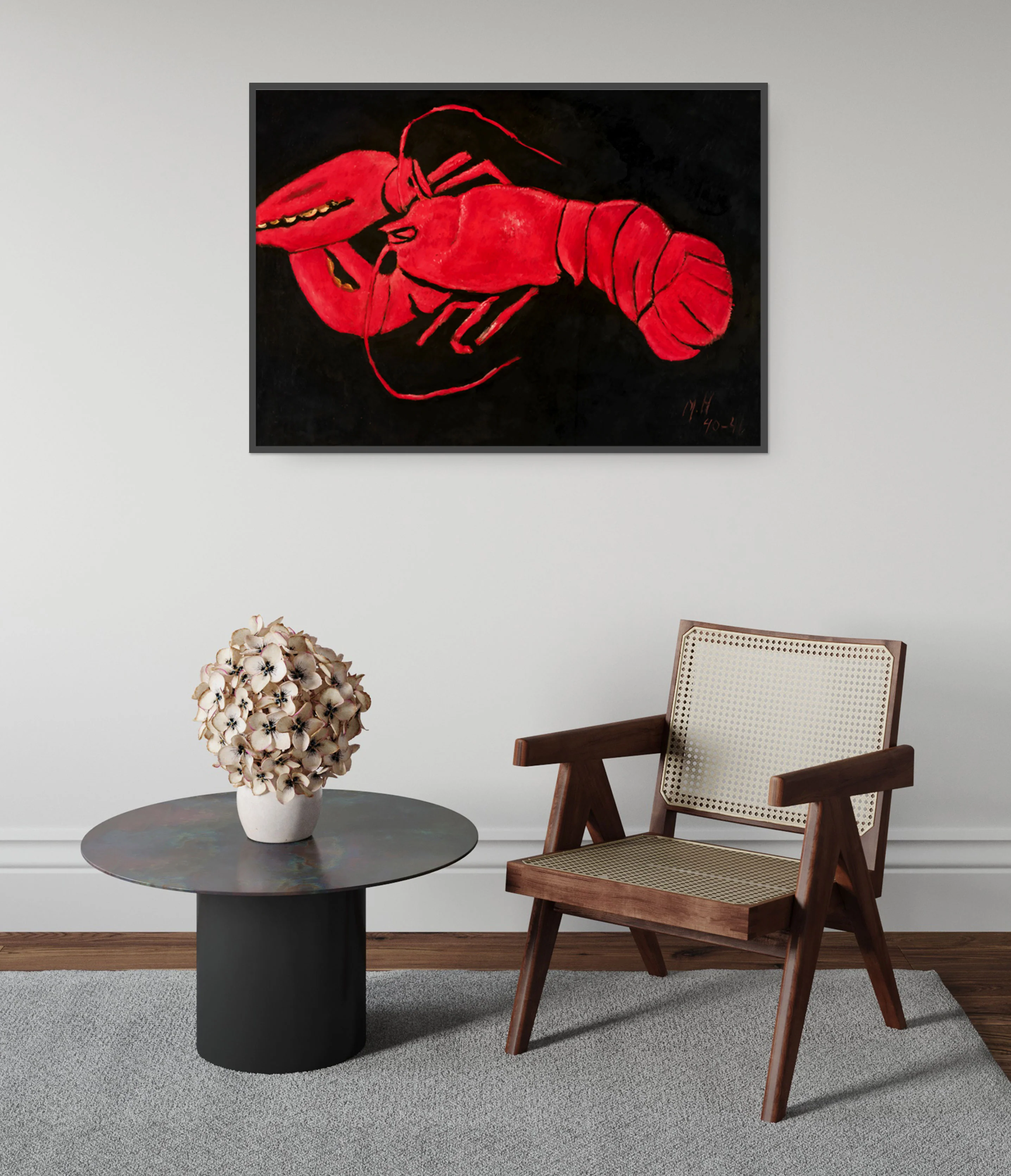 Lobster on Black Background - Image 5
