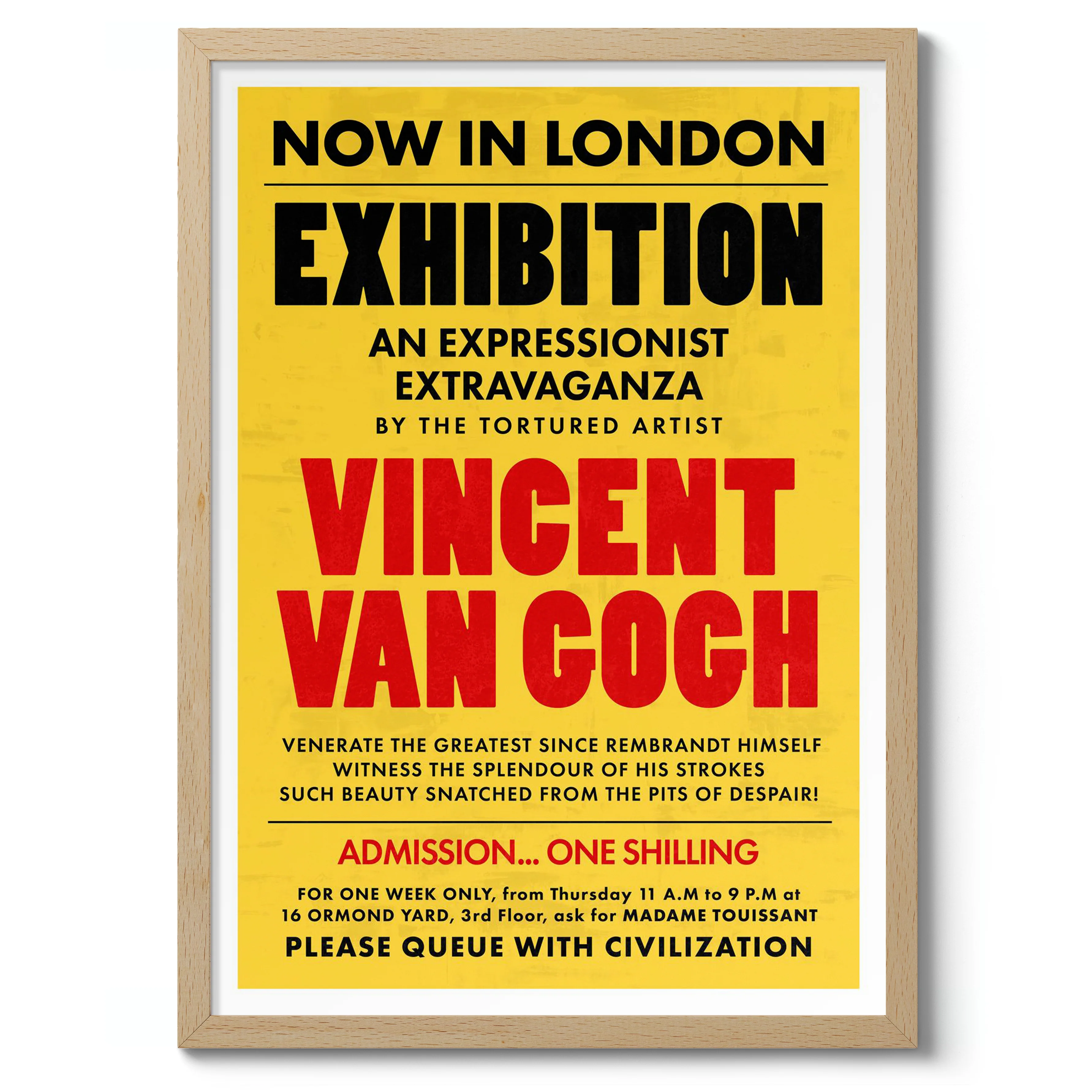 London Exhibition, Vincent Van Gogh - Image 3