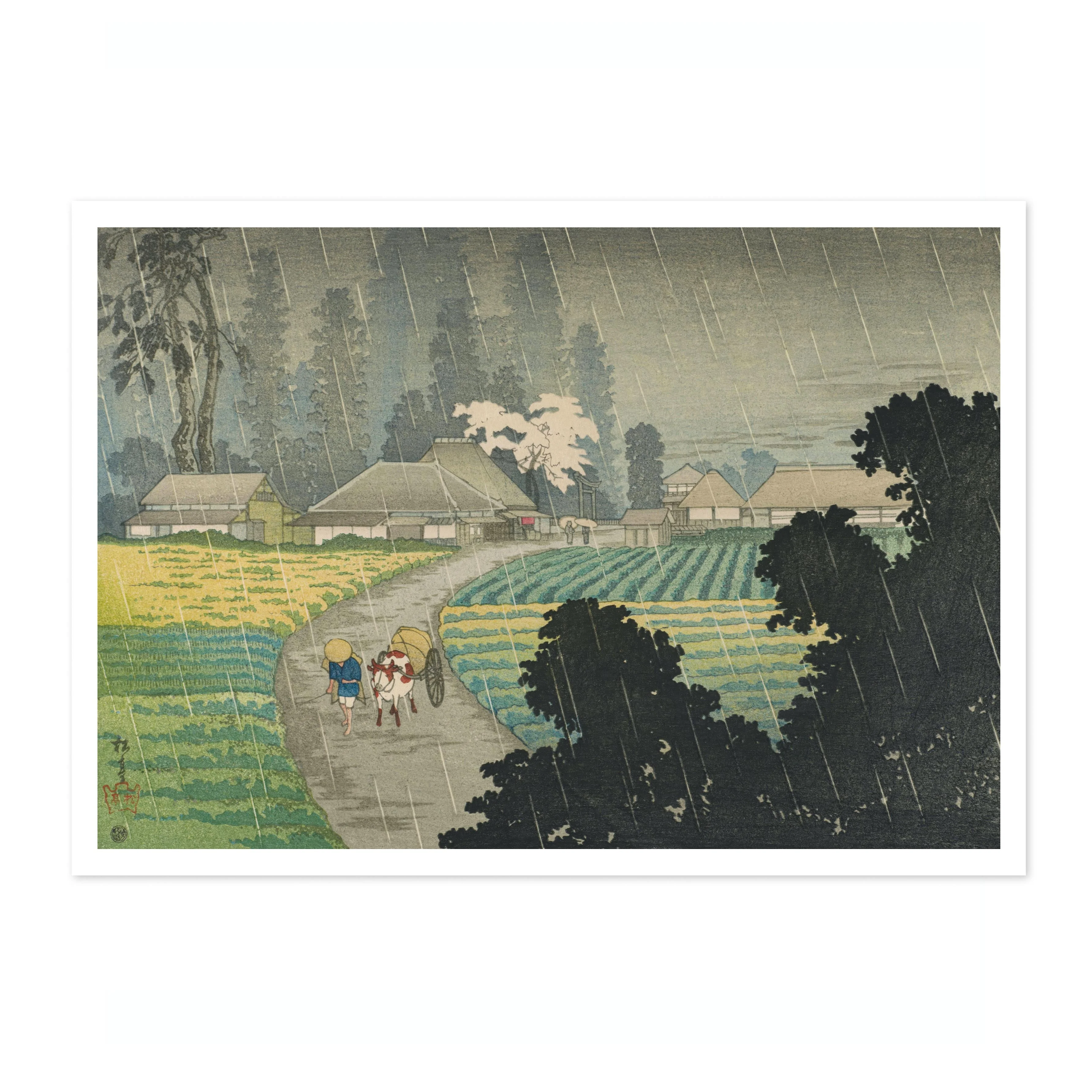 Magome, from Eight Views in South Tokyo - Image 4