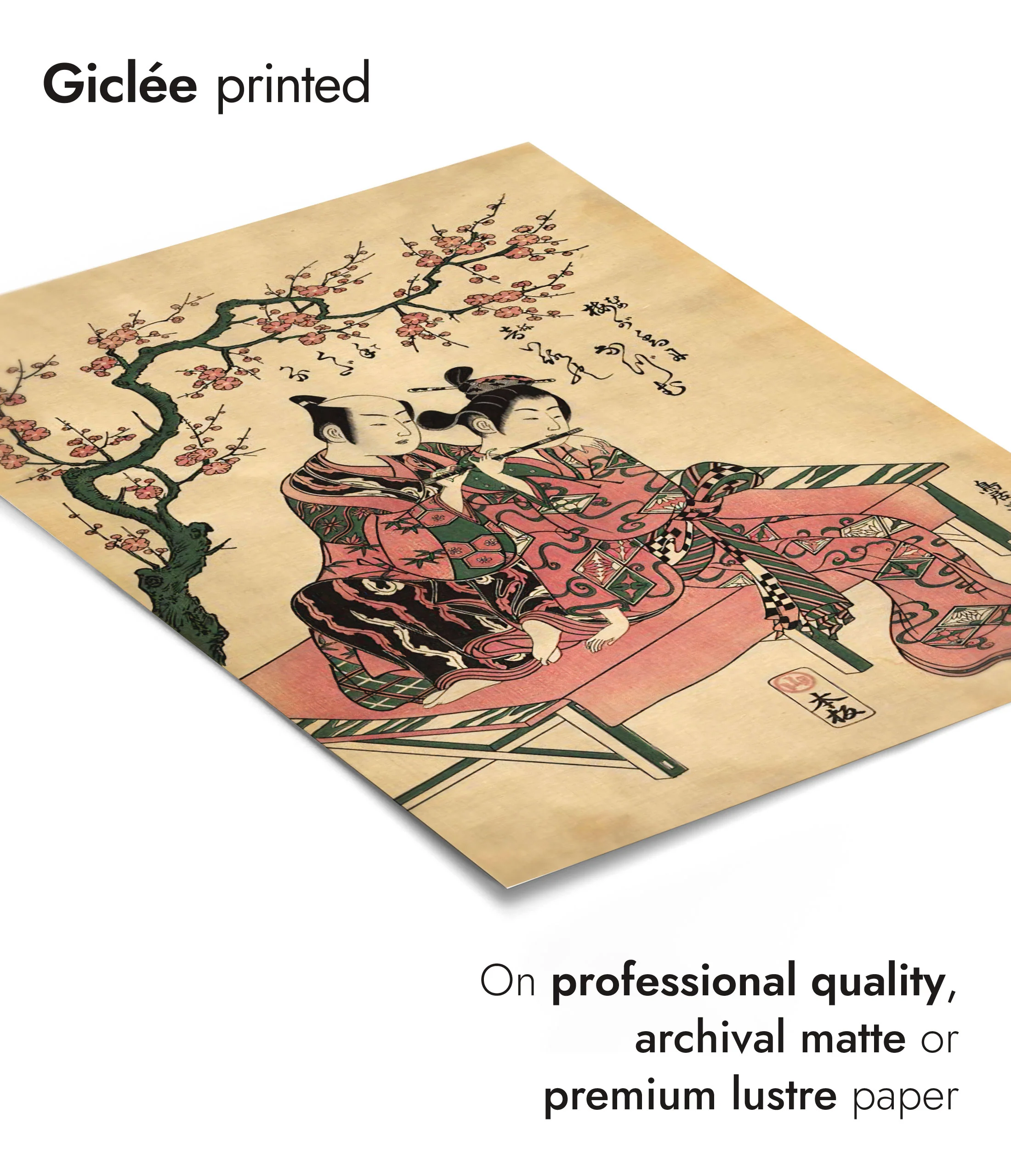 Man and a Woman under a Japanese Apricot Tree - Image 6