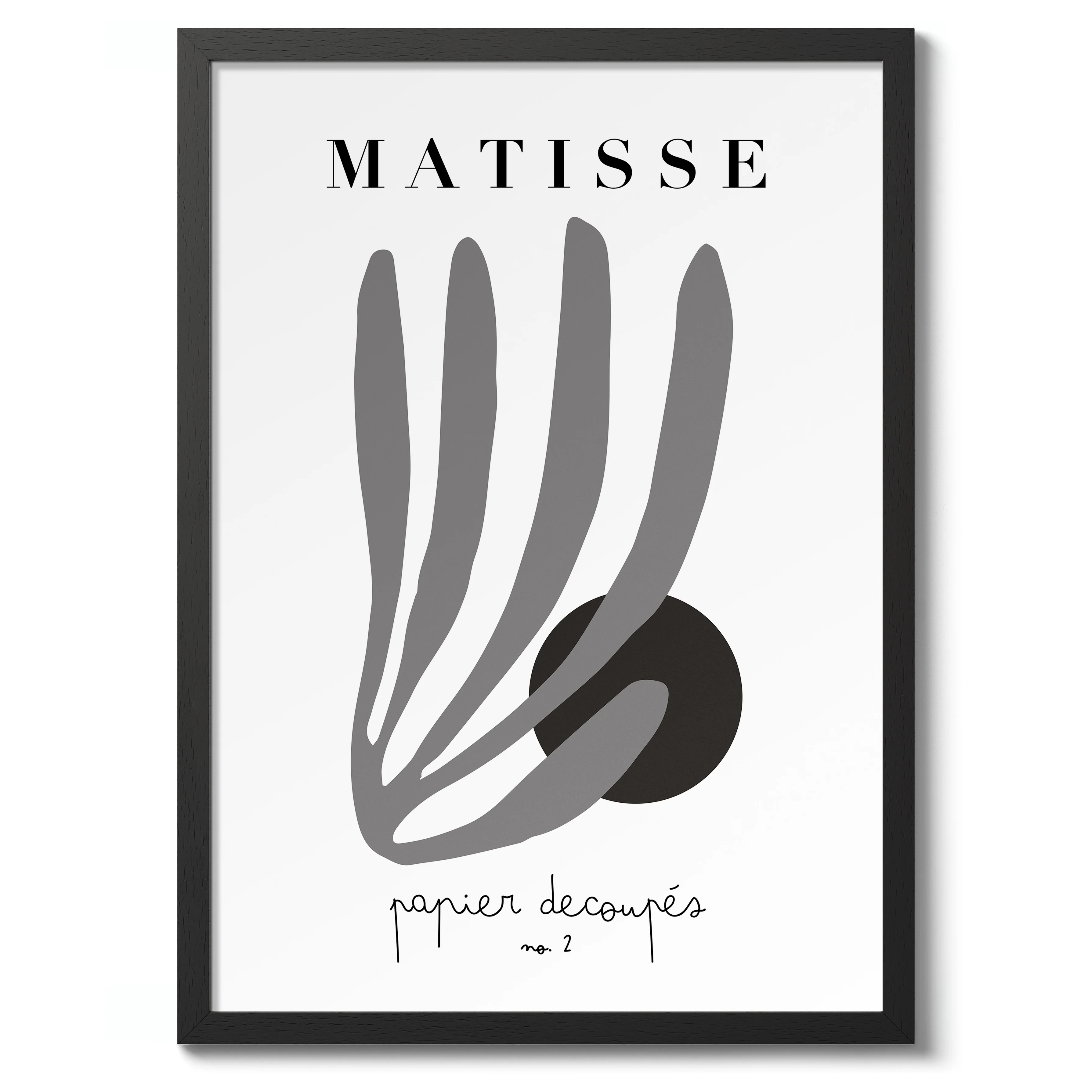 Matisse Cutouts No. 2 B&W - Image 2