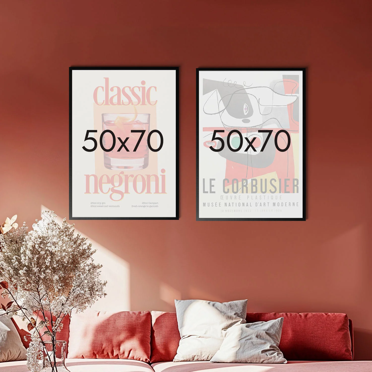 Modern Red Gallery Wall - Image 2
