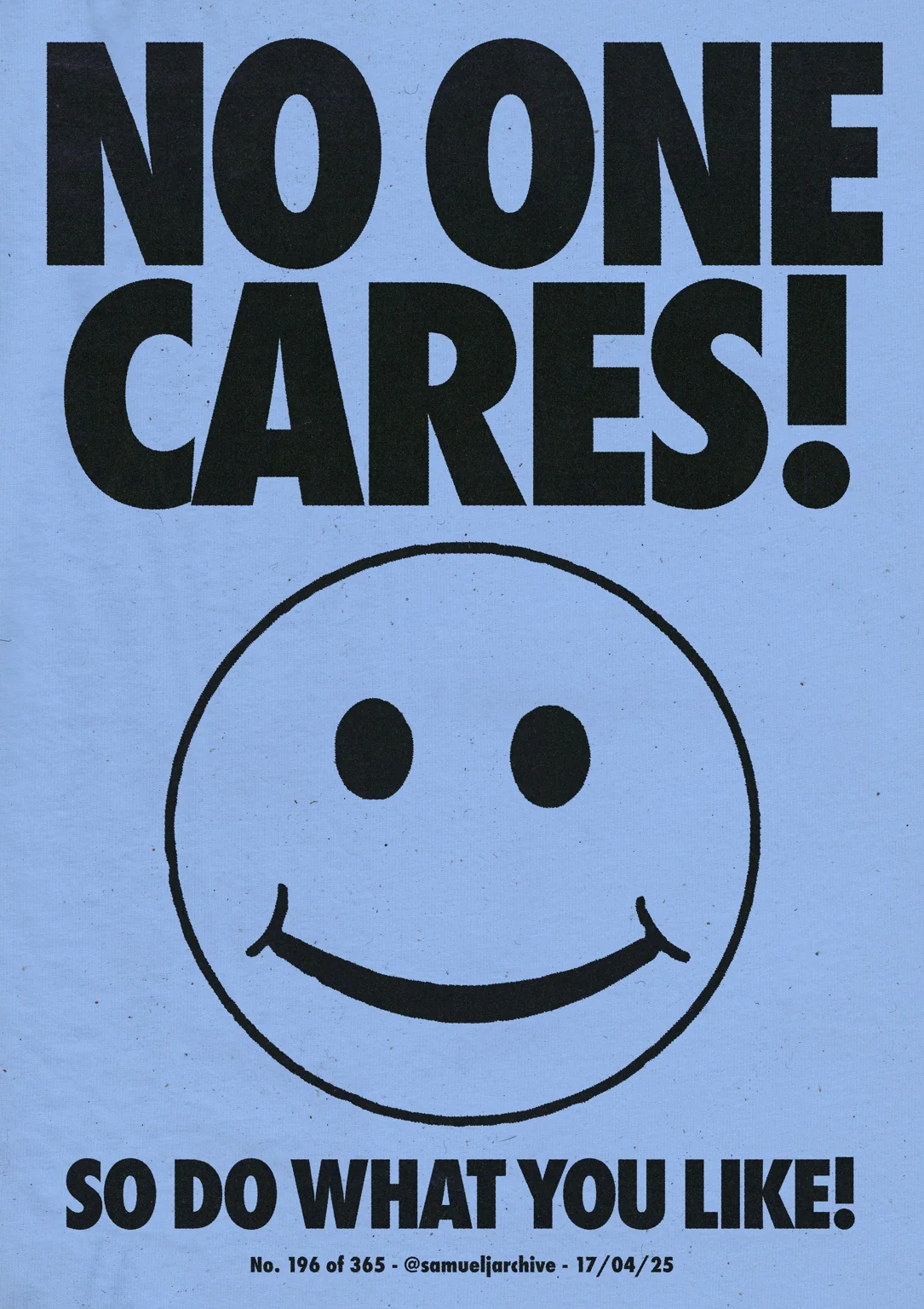 No One Cares