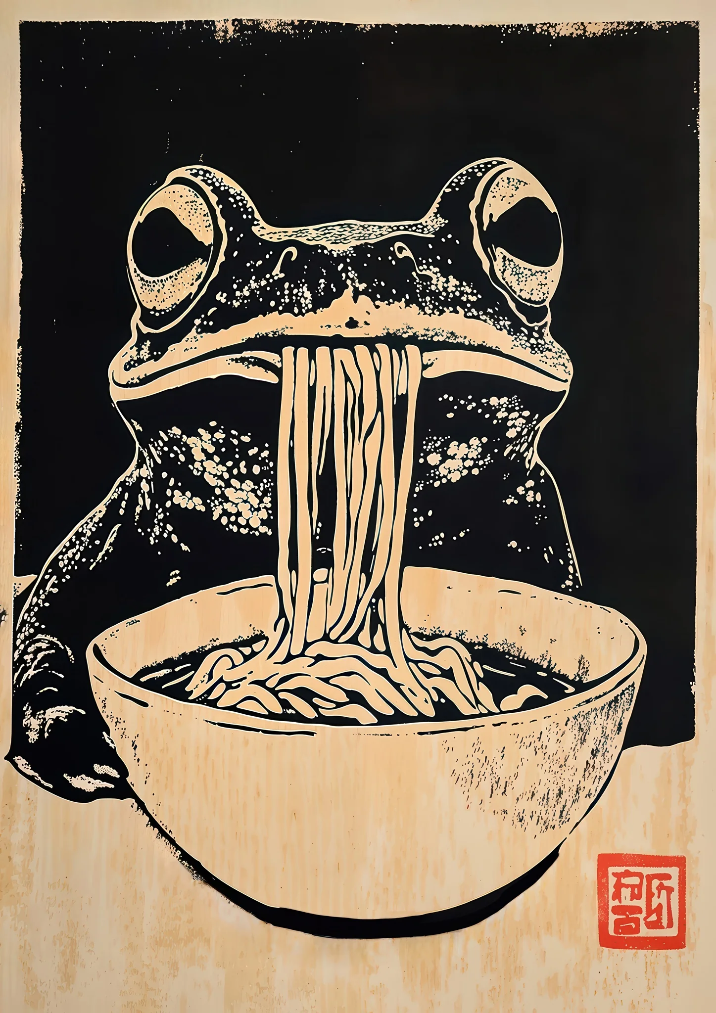 Noodle Frog