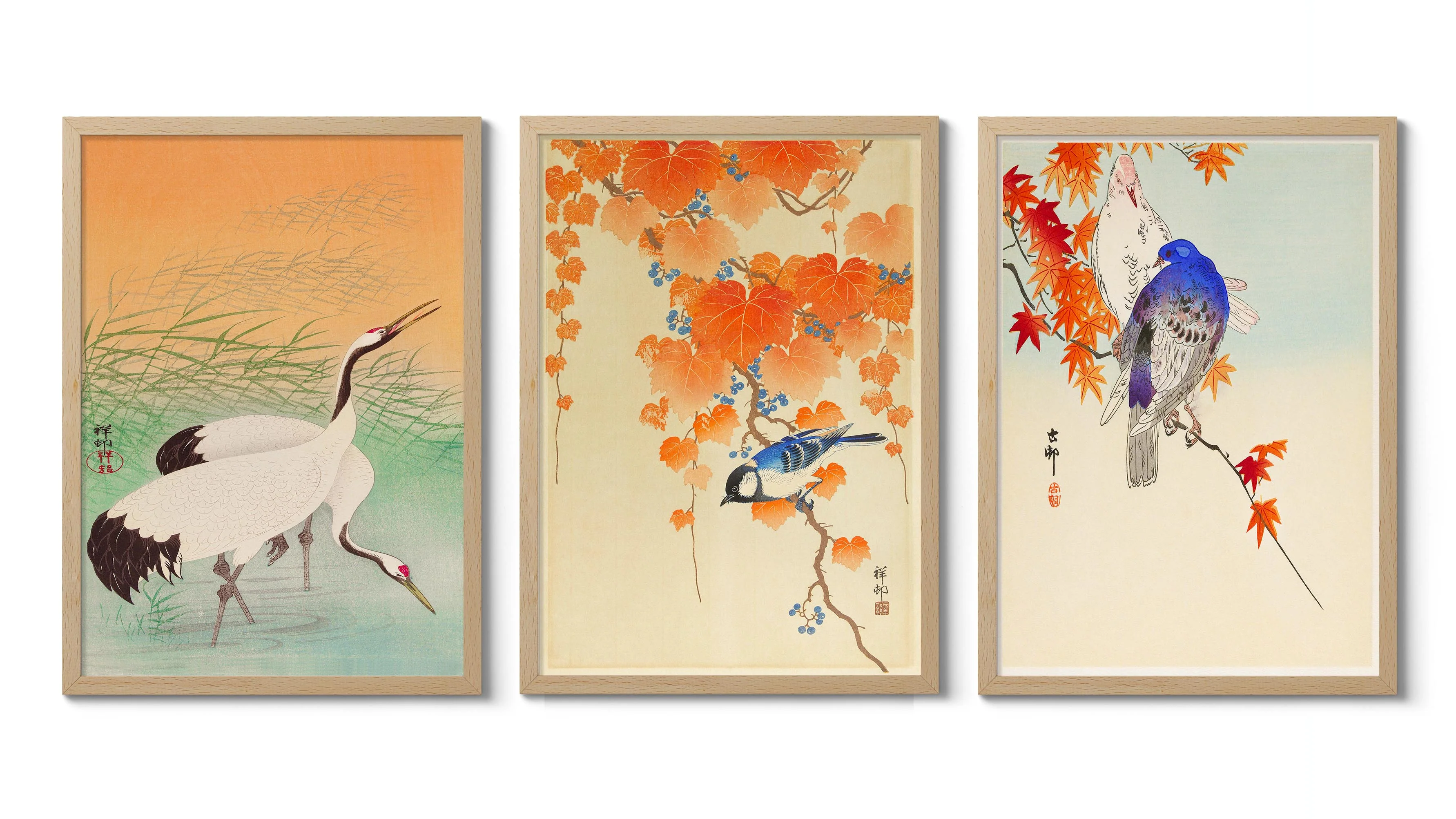 Ohara Koson Birds - Set of 3 - Image 2