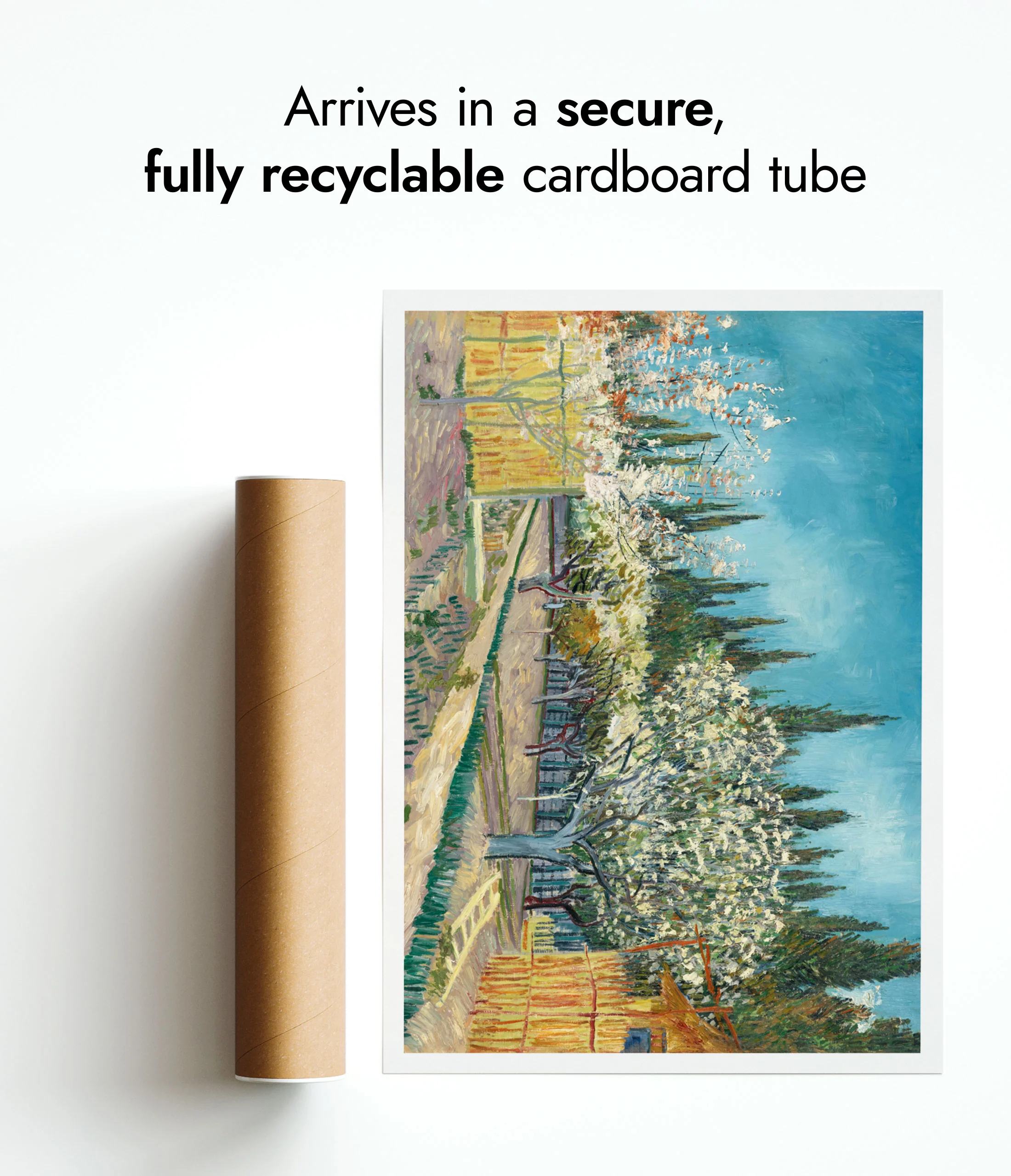 Orchard Bordered by Cypresses - Image 9