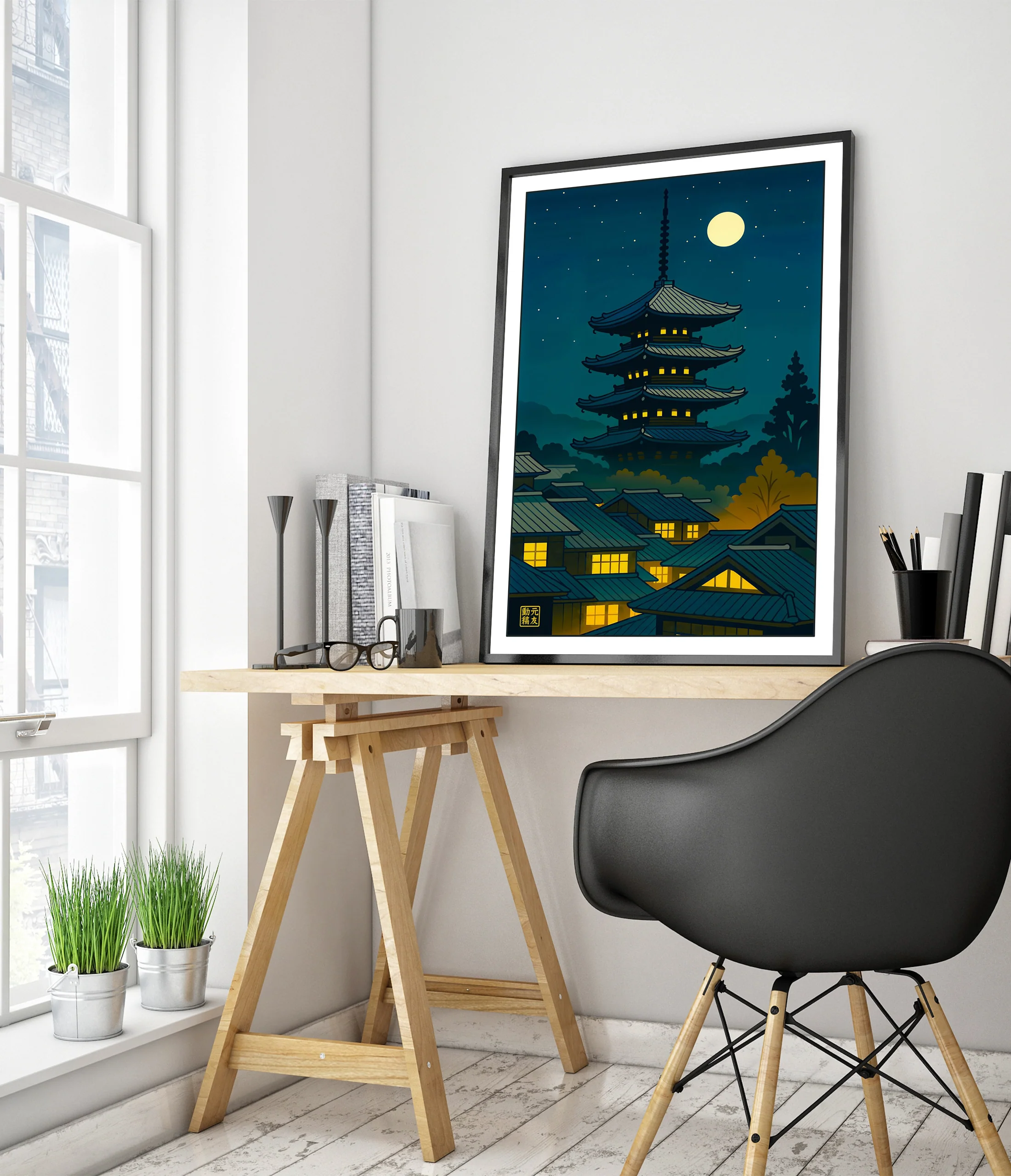 Pagoda by Moonlight - Image 5