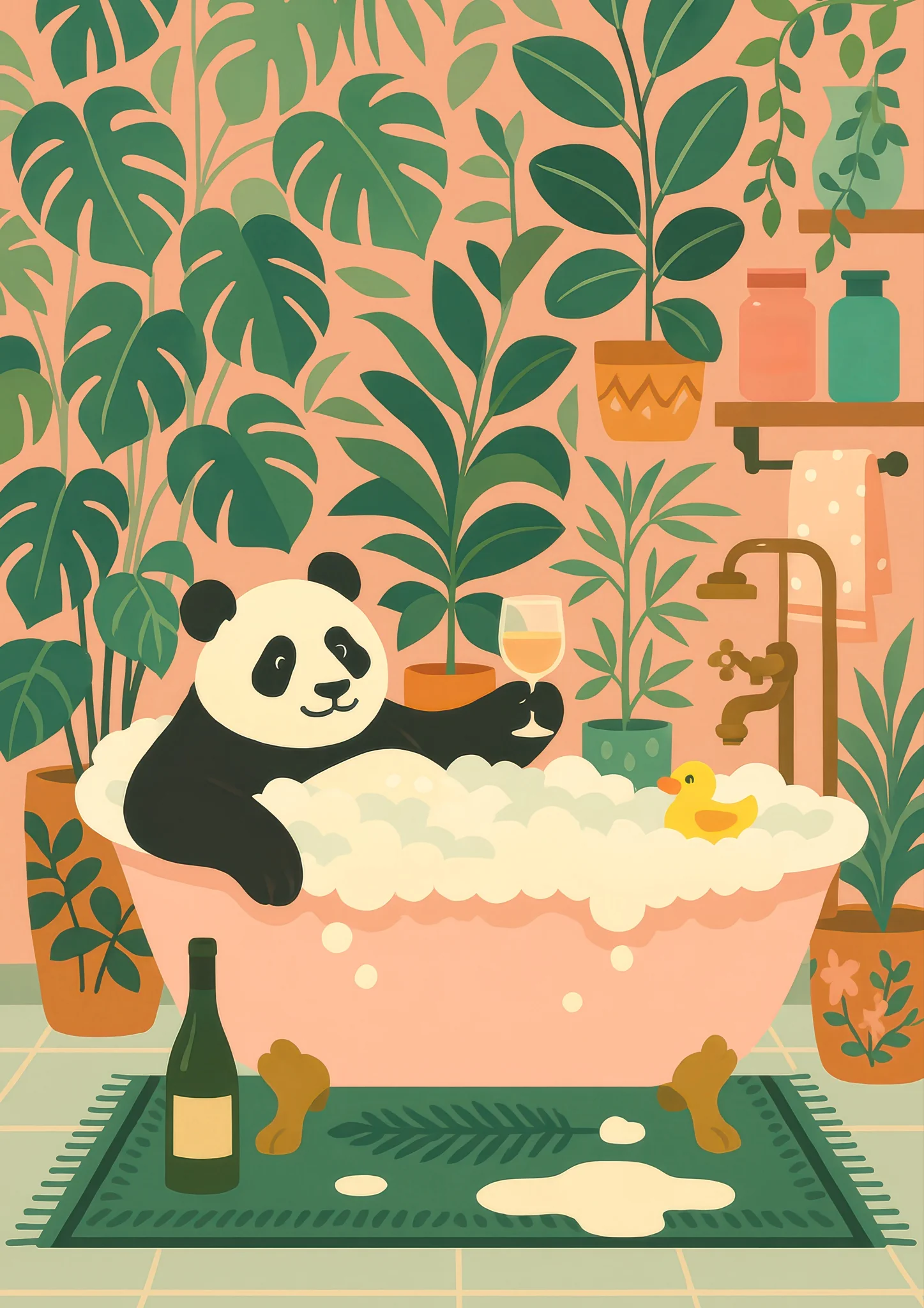 Panda Bath