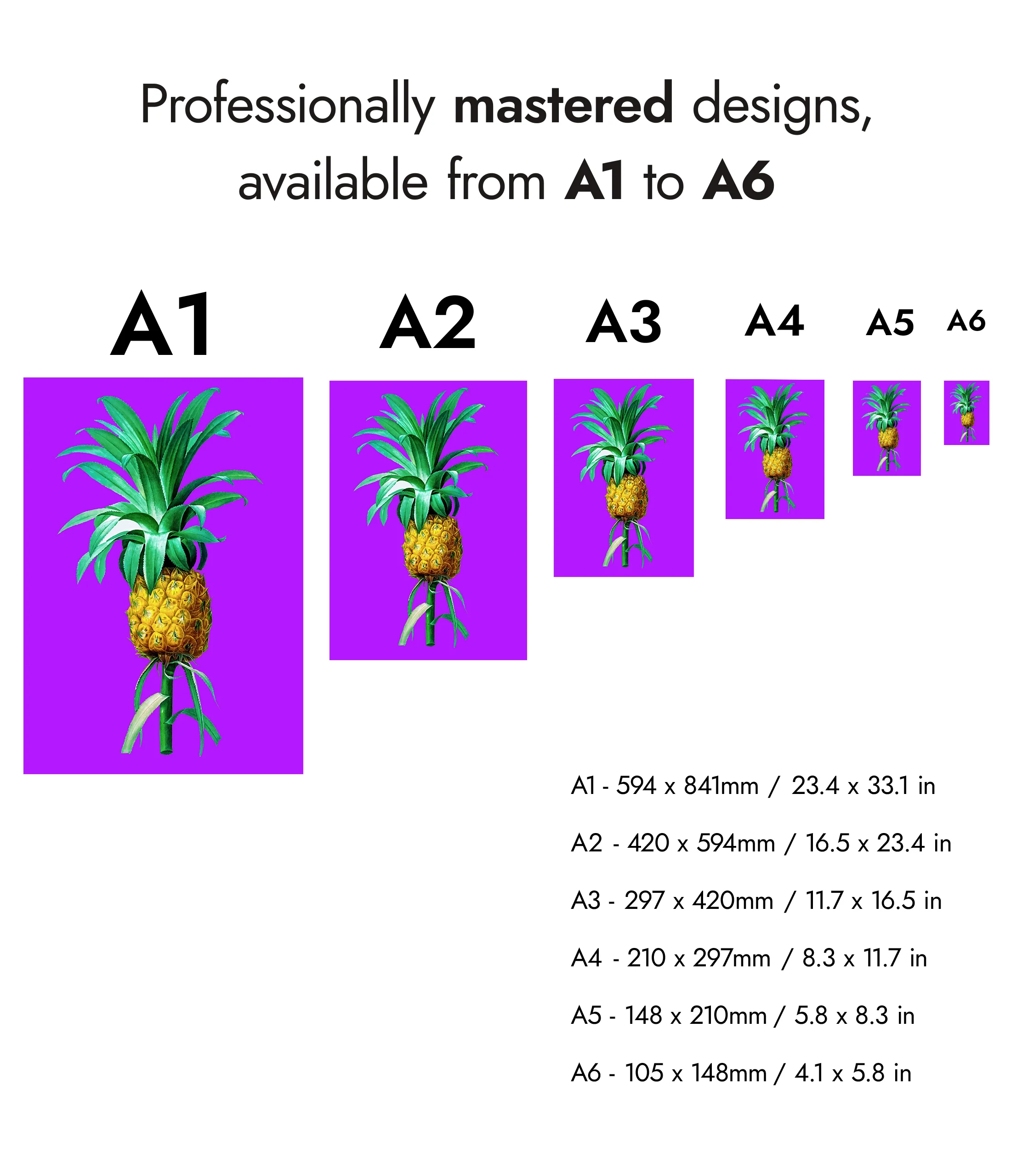 Pineapple on Purple - Image 8