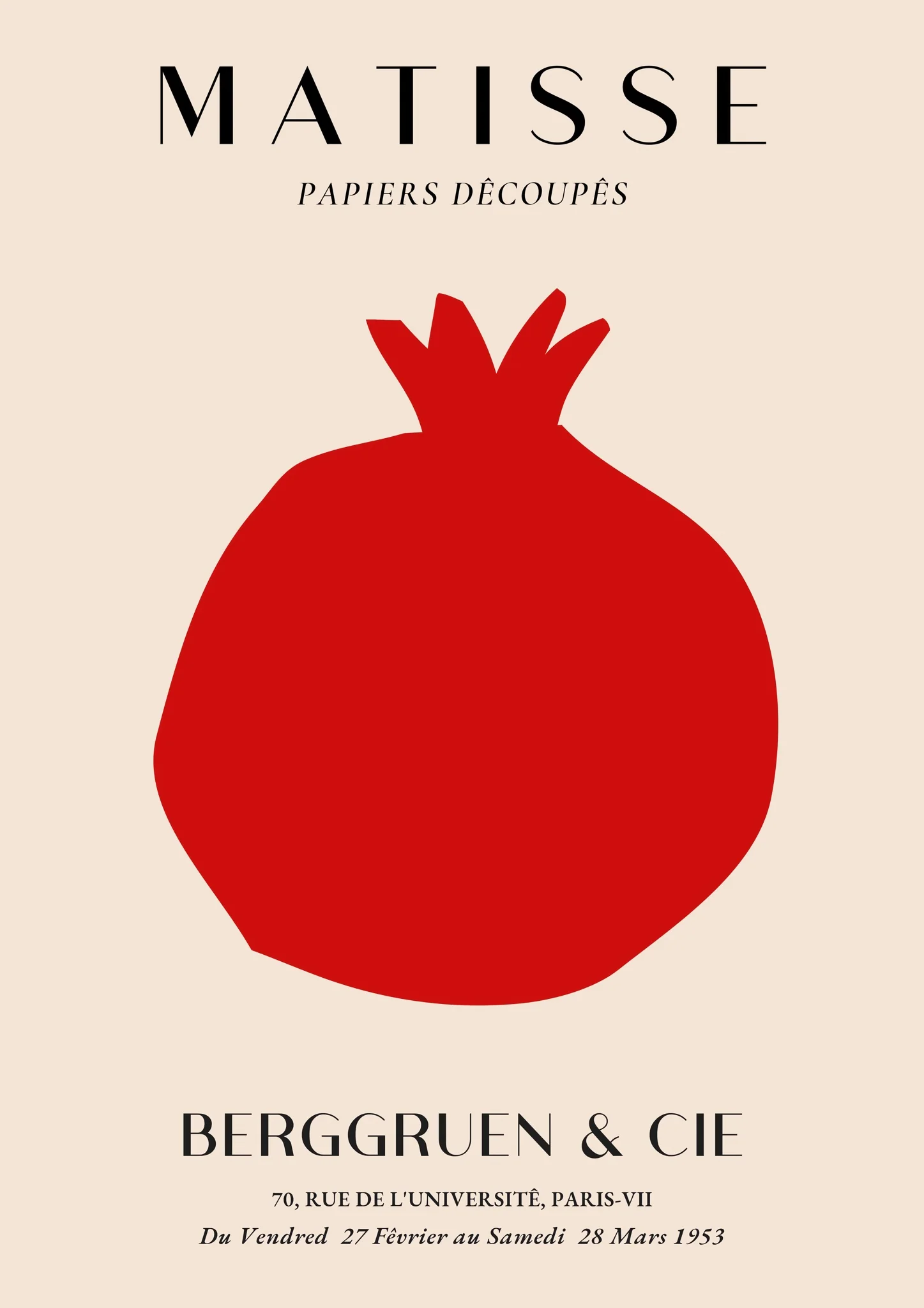 Pomegranate, Papier Découpés