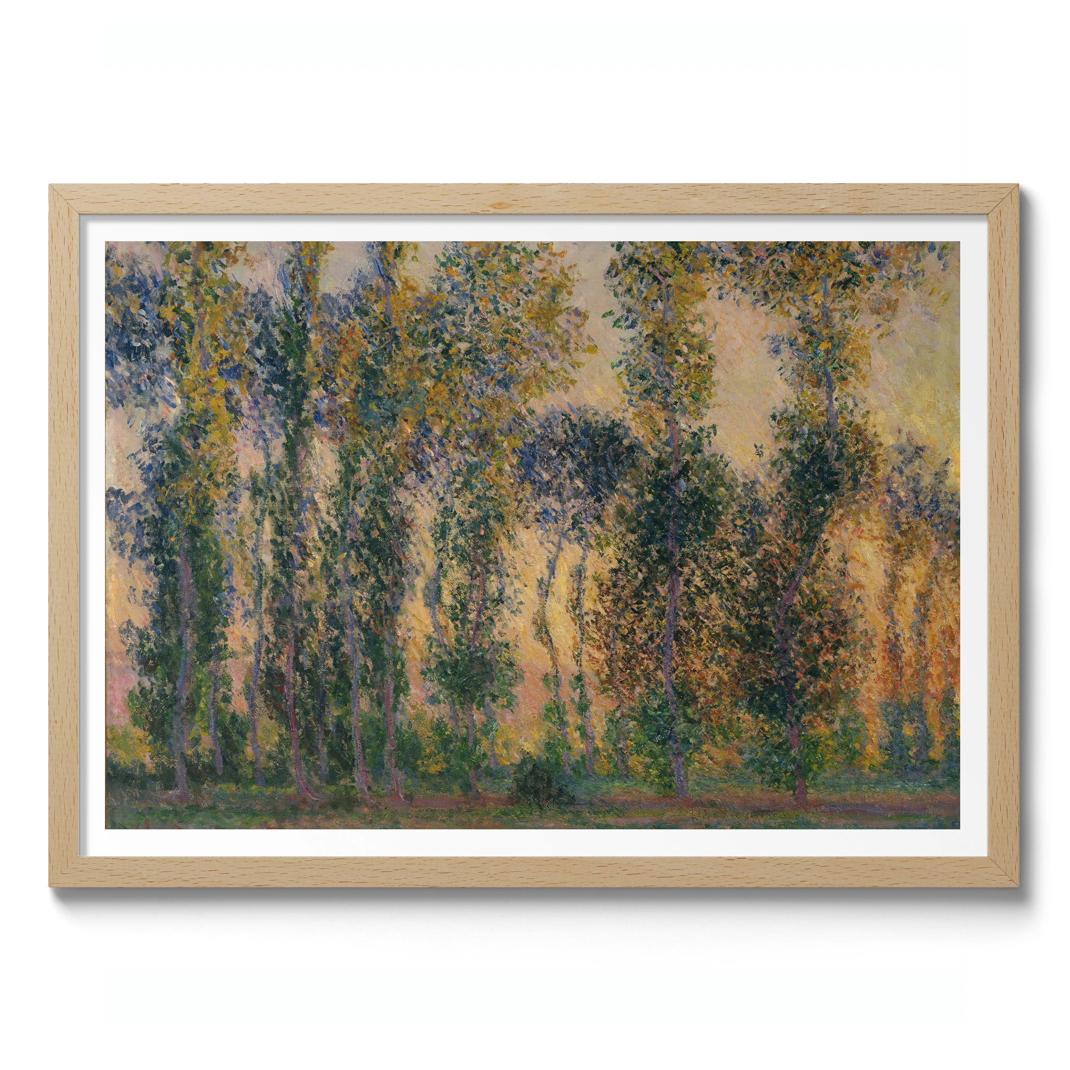 Poplars at Giverny, Sunrise - Image 3
