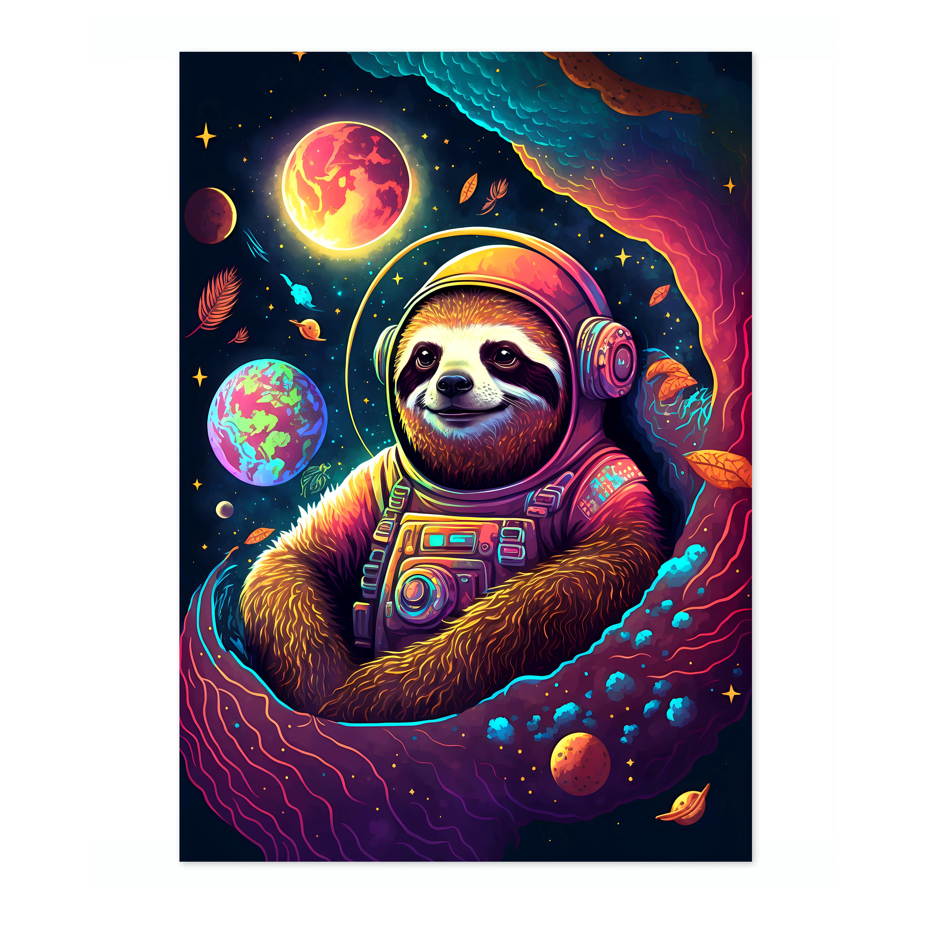 Psychedelic Space Sloth - Image 4