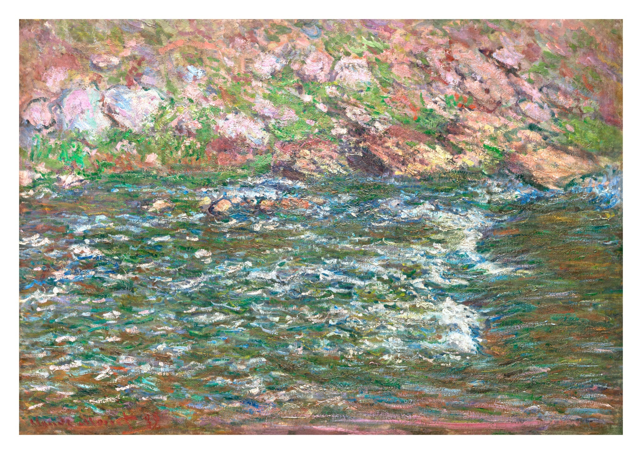 Rapids on the Petite Creuse at Fresselines