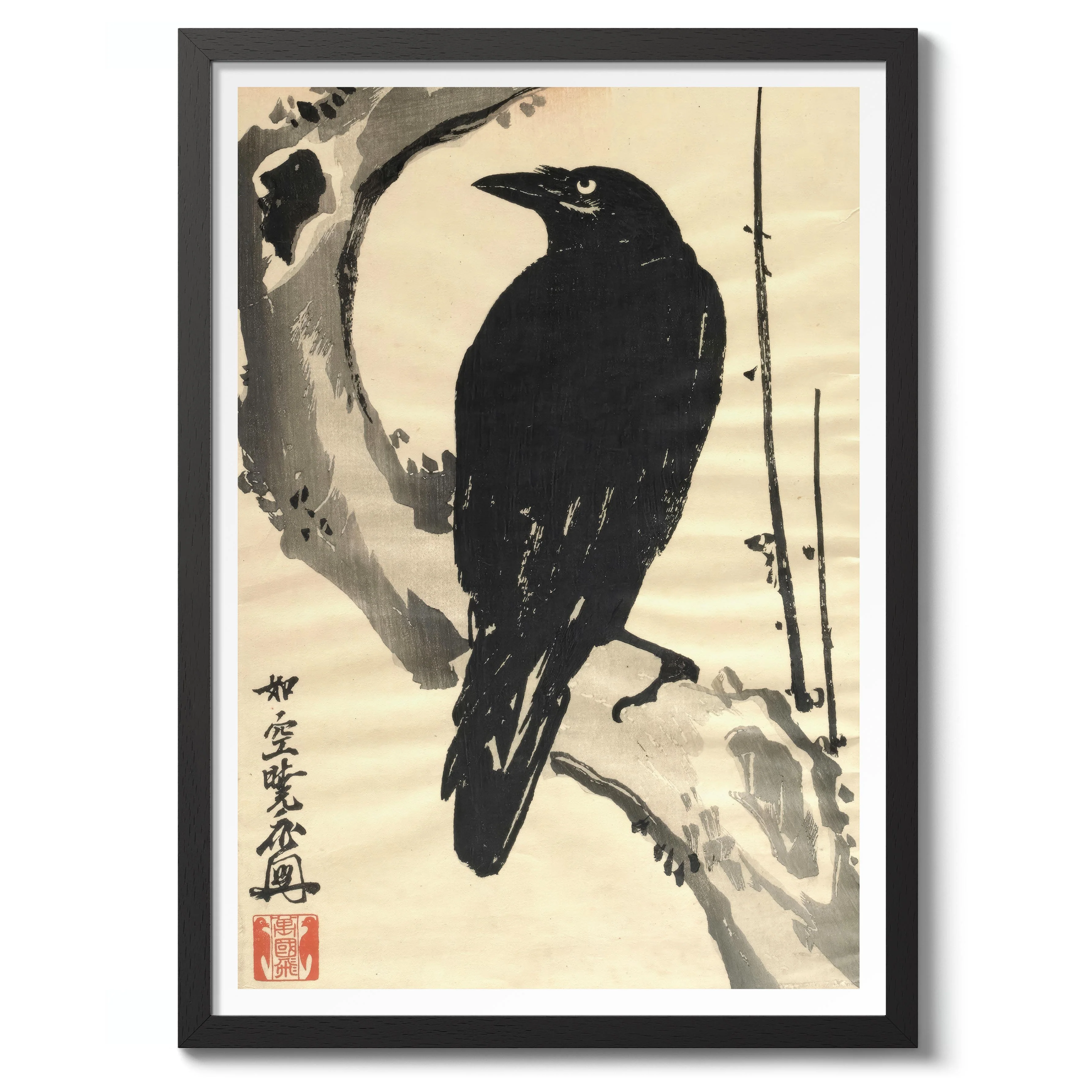 Raven on a Plum Tree - Image 2