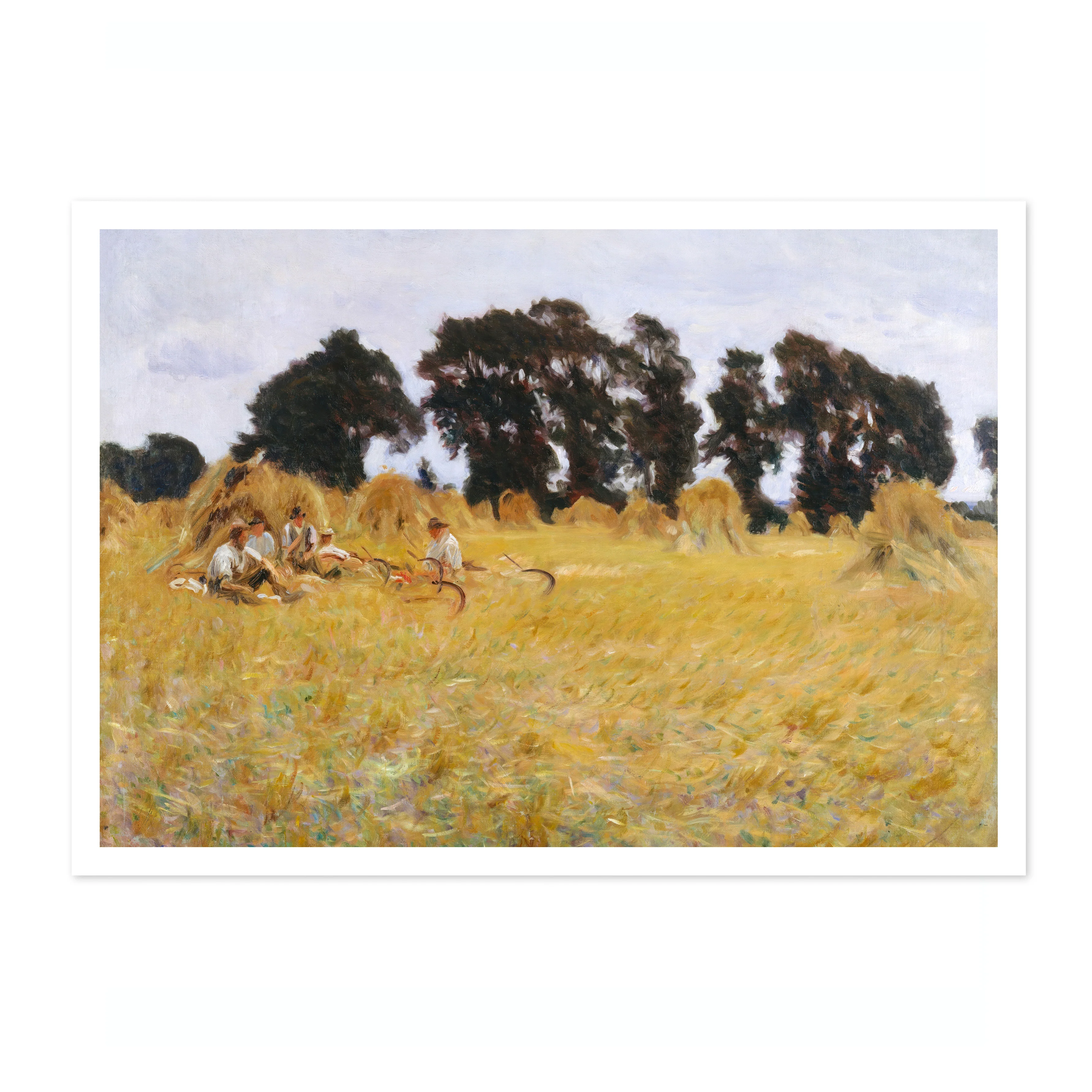 Reapers Resting in a Wheat Field - Image 4