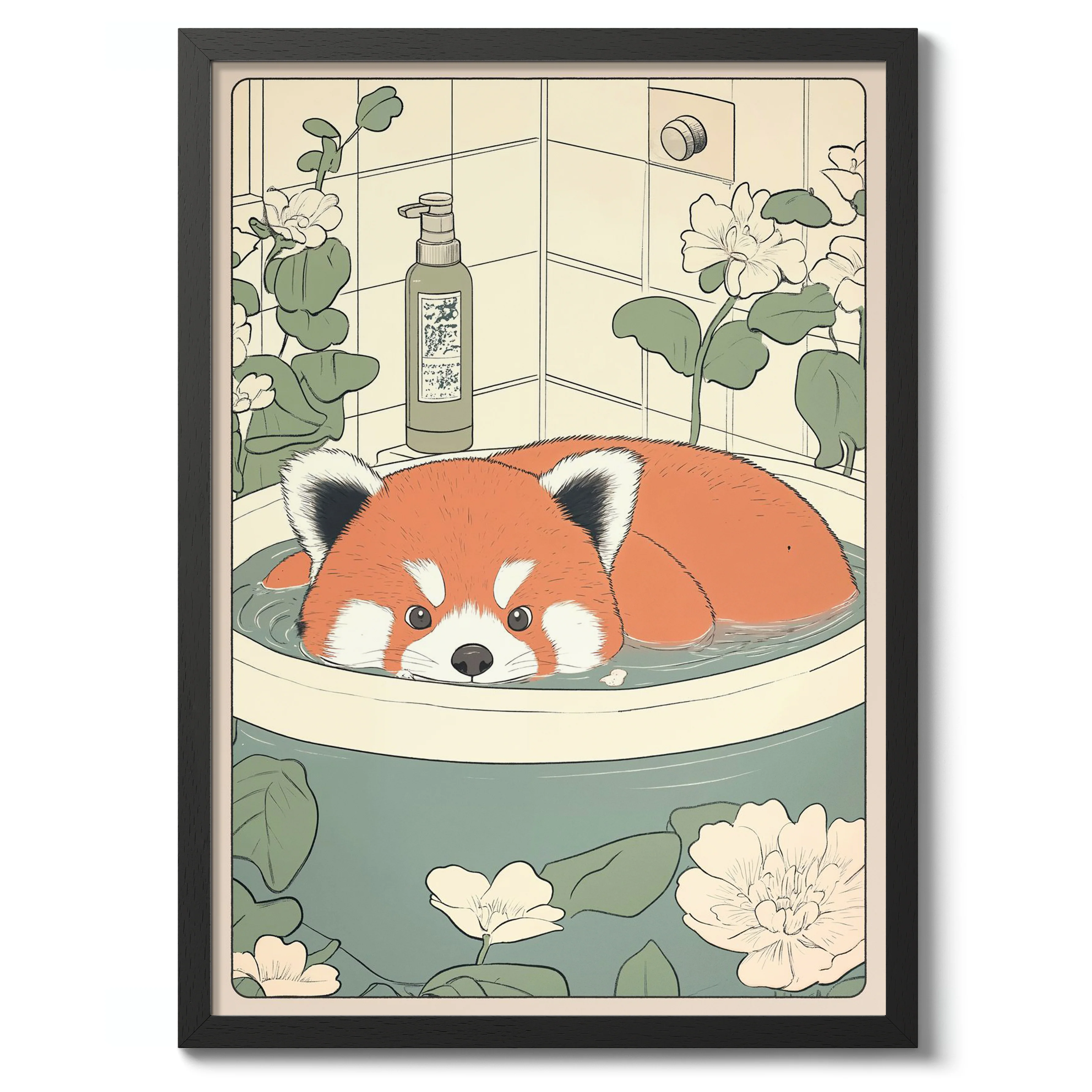 Red Panda Bathtime - Image 2