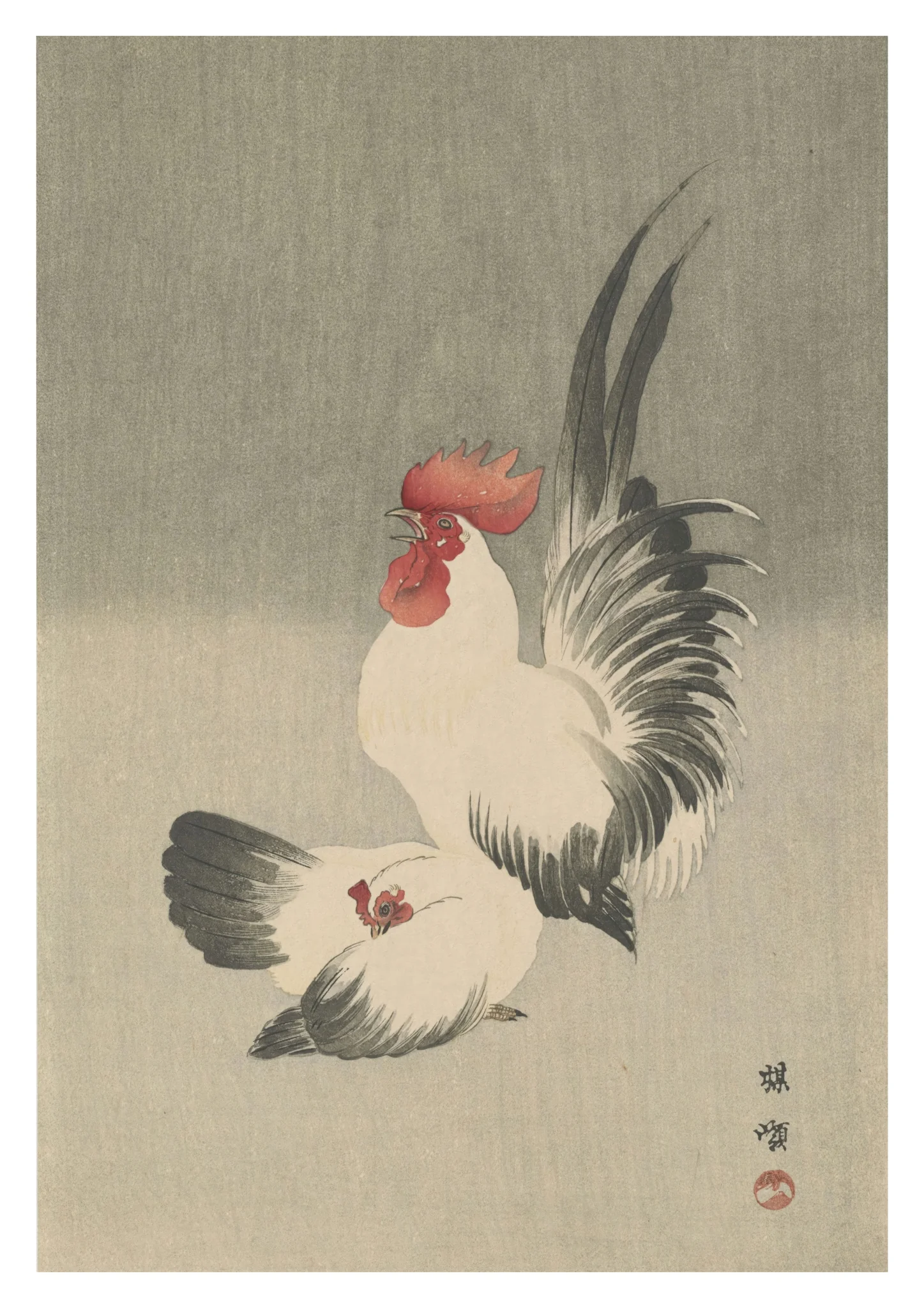 Rooster & Hen