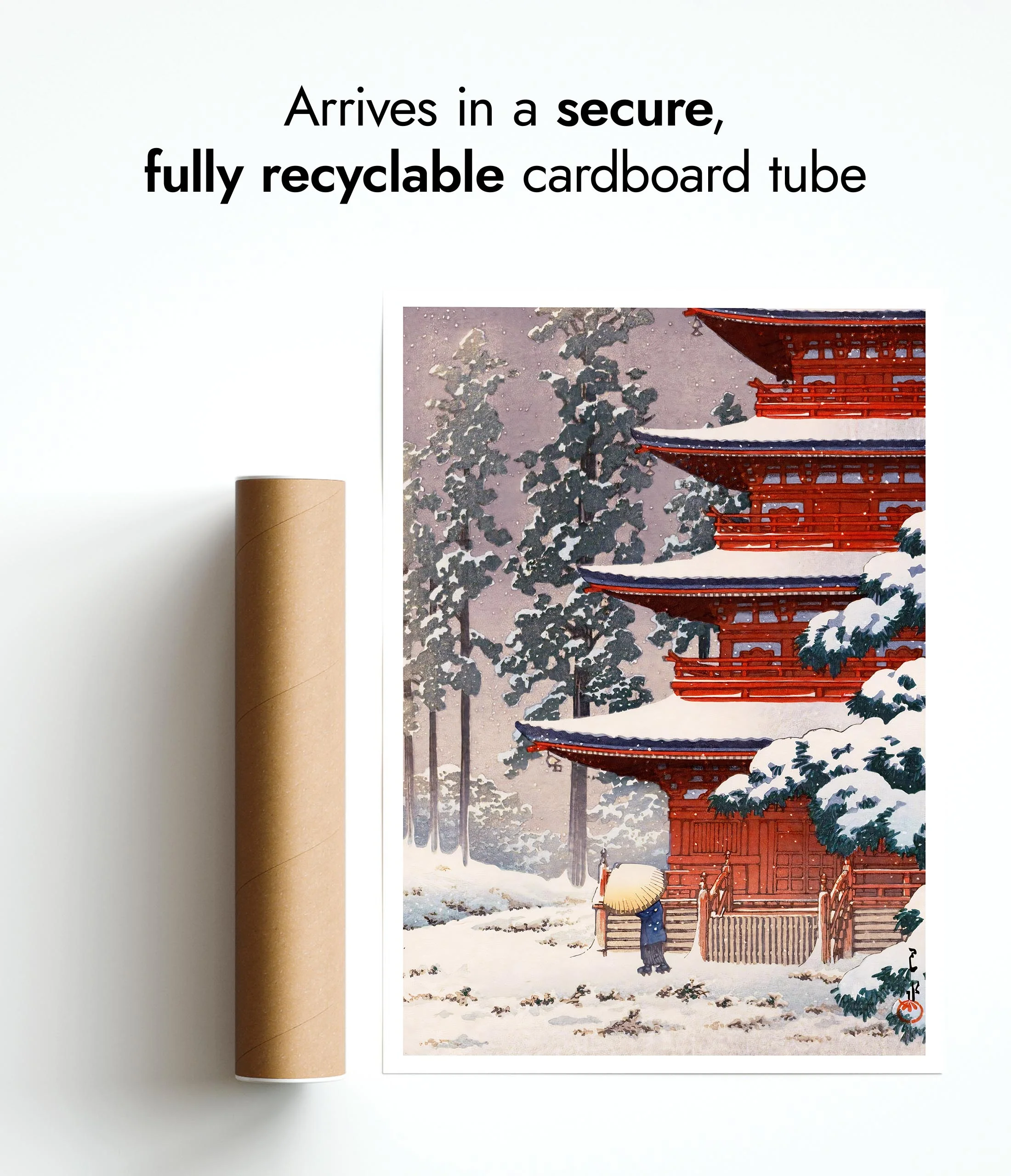 Saishoin Temple in Snow - Image 9