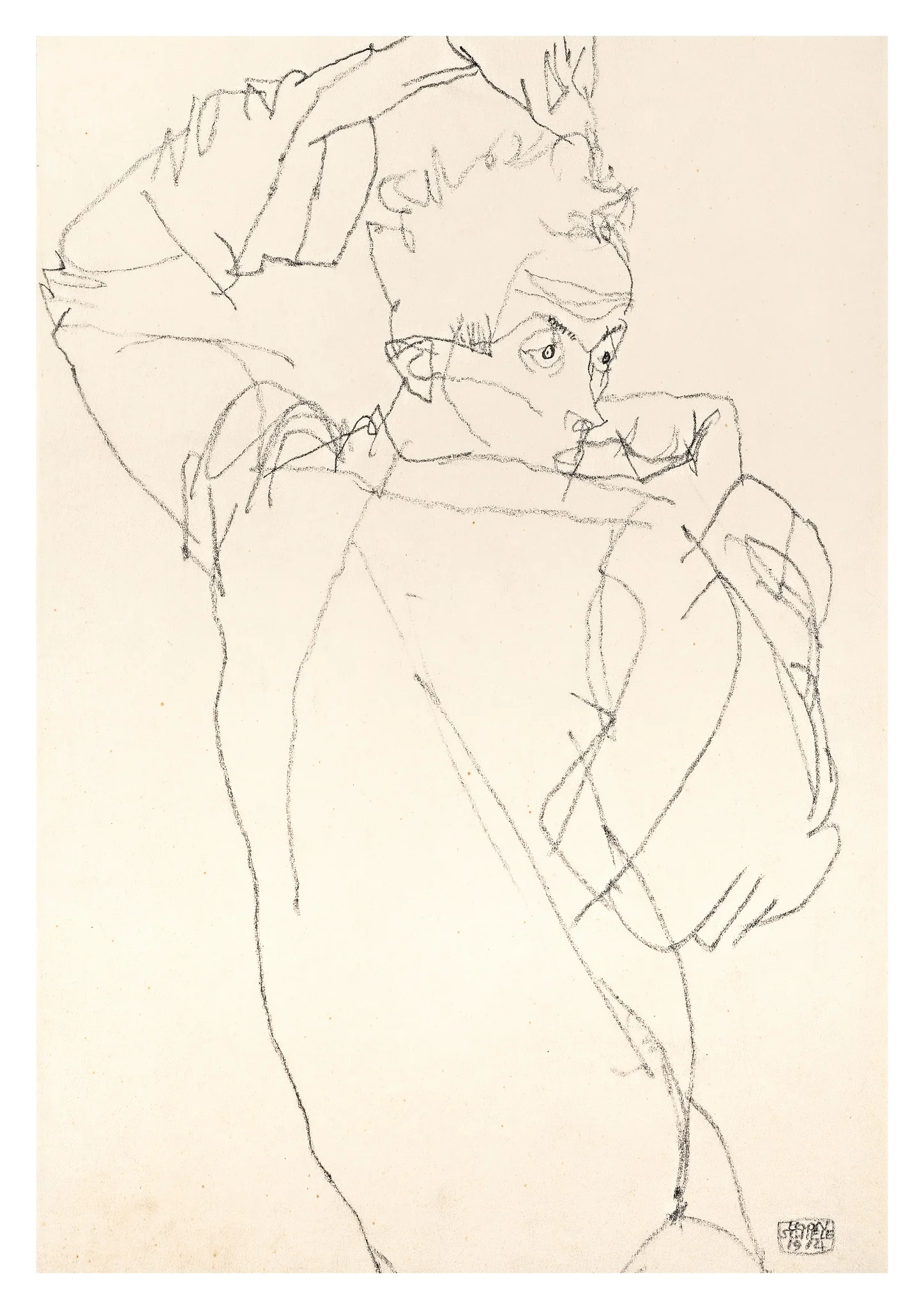 Self-Portrait in Dramatic Pose