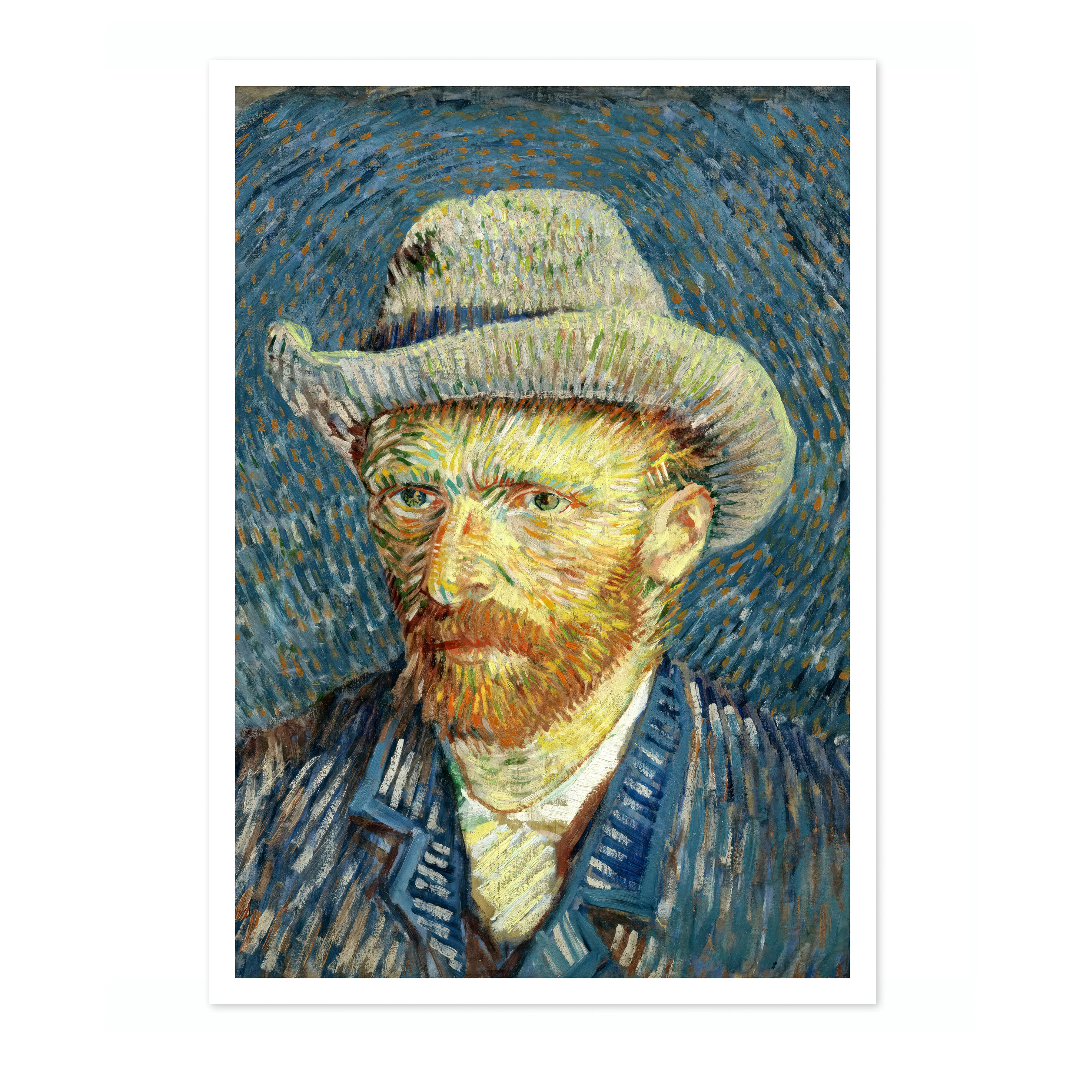 Self Portrait with Grey Felt Hat - Image 4
