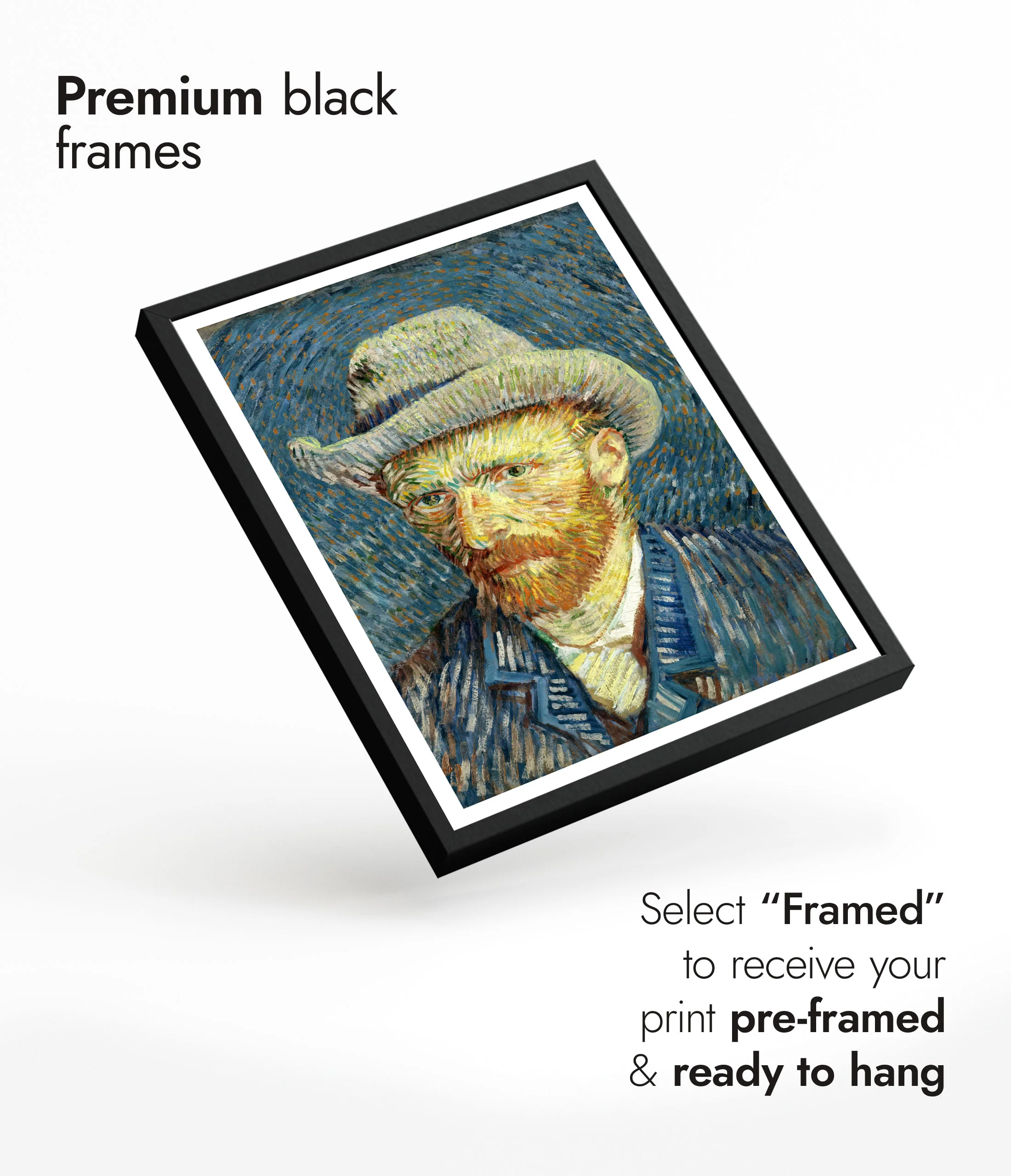 Self Portrait with Grey Felt Hat - Image 7