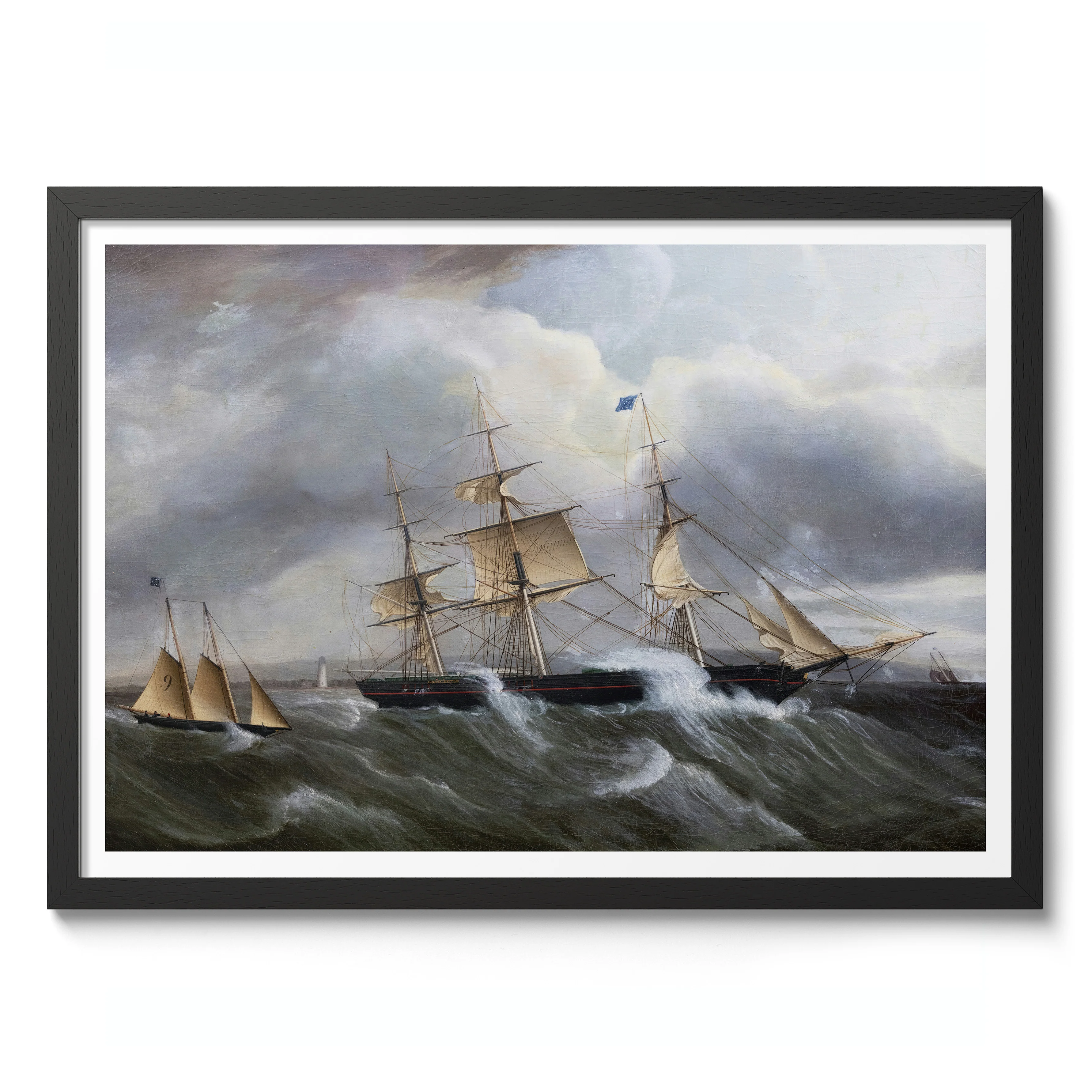 Ship with Pilot Boat Entering New York Harbour - Image 2