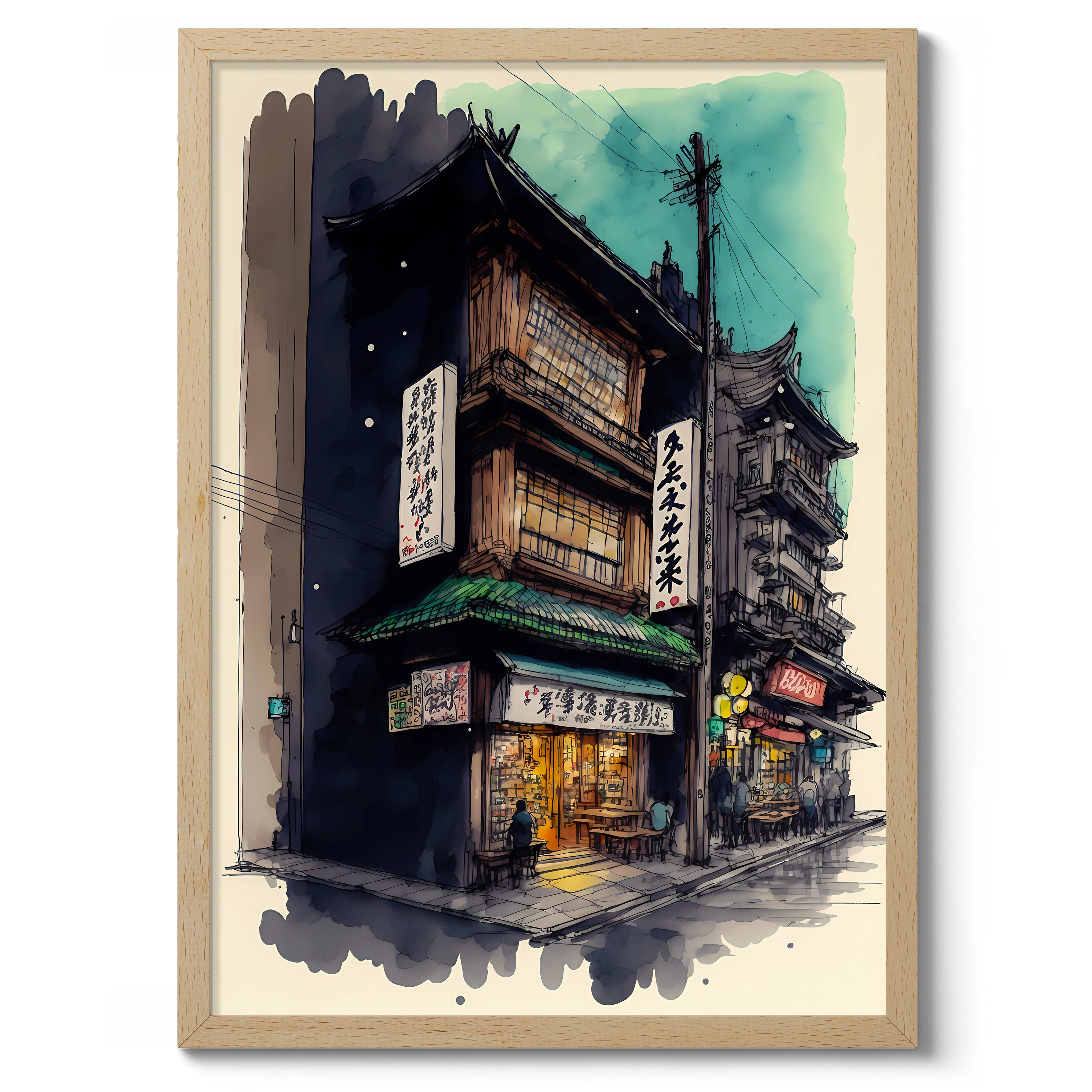 Shopfront Watercolour - Image 3