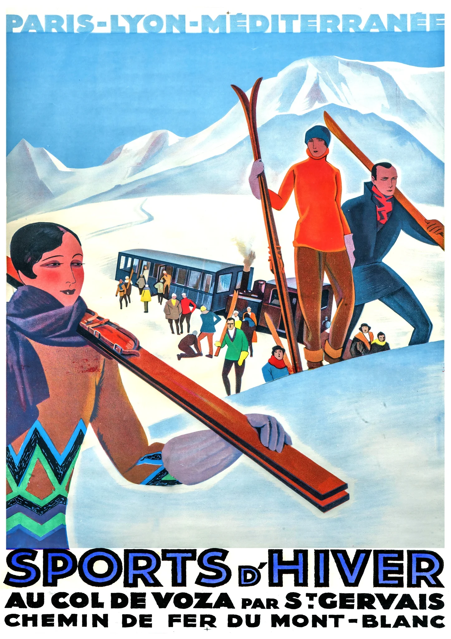 Skiing at Mont Blanc